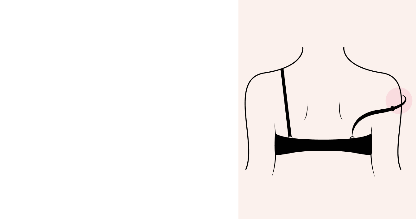 Bretelle de soutien-gorge tombante