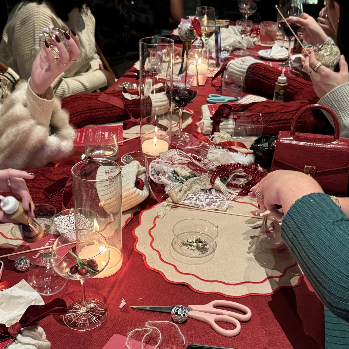 Photos from our summer swimwear event highlighting featured activities, themed decor, and event setup