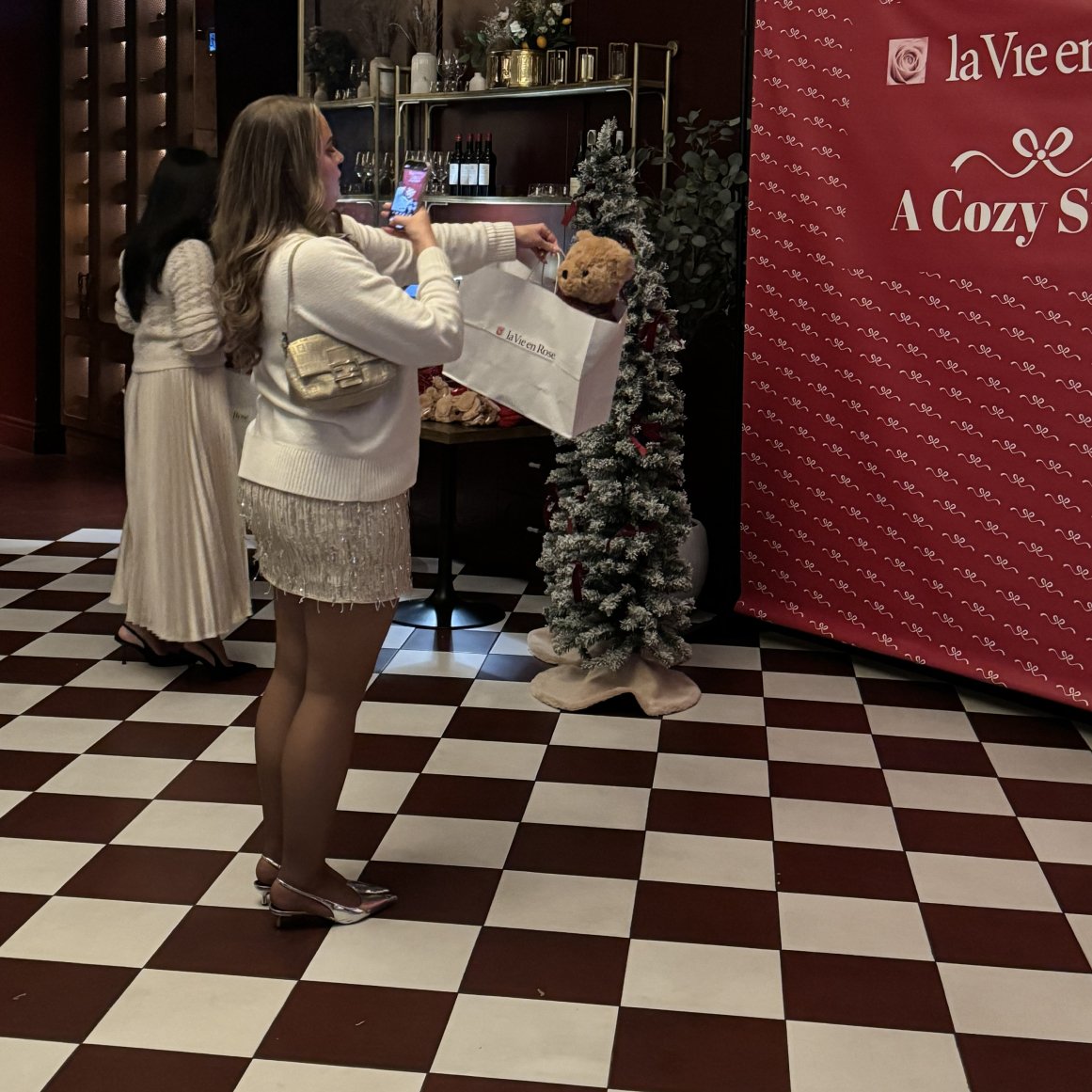 Photos from our summer swimwear event highlighting featured activities, themed decor, and event setup