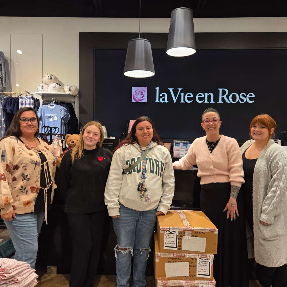 Set of photos taken during the Pajama Project