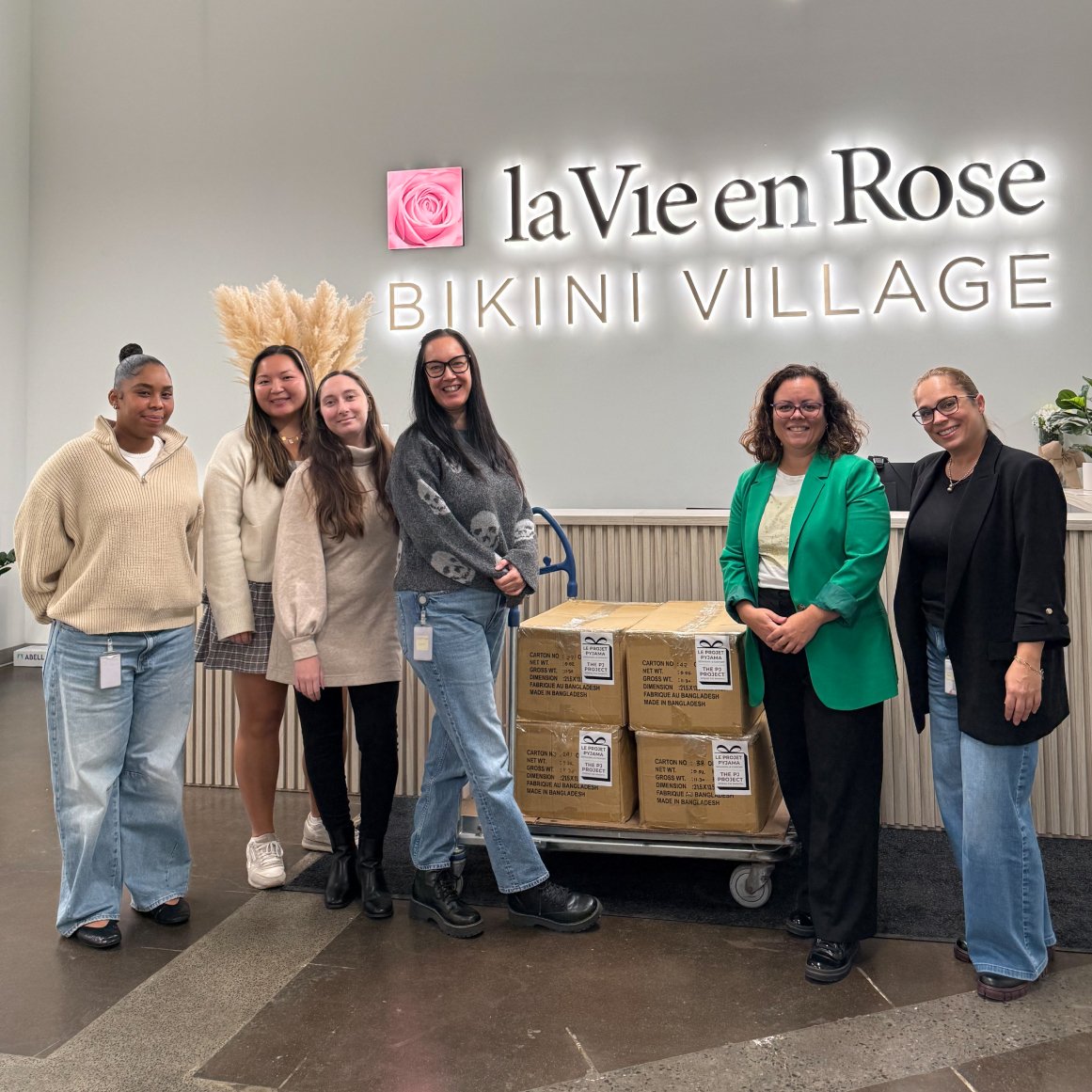 Set of photos taken during the Pajama Project