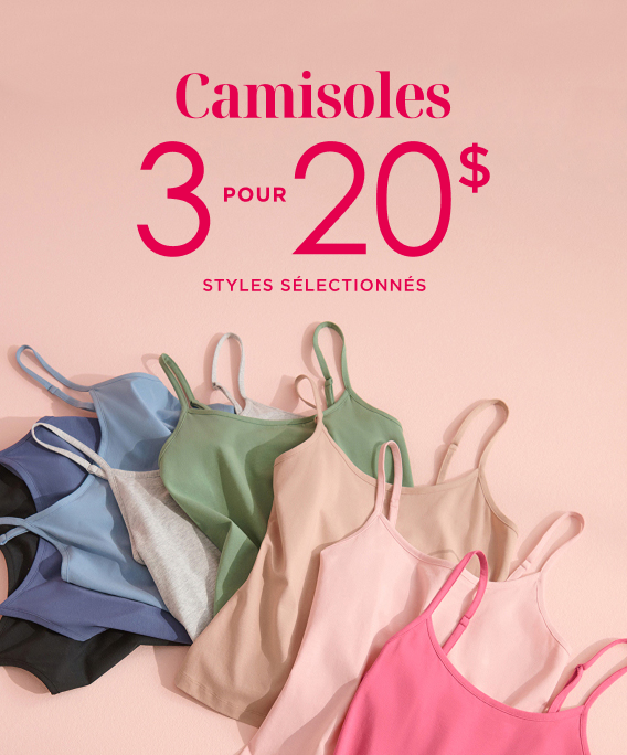 Camis  3 for $20 