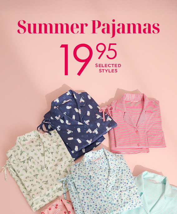 Summer Pajamas   $19.95 