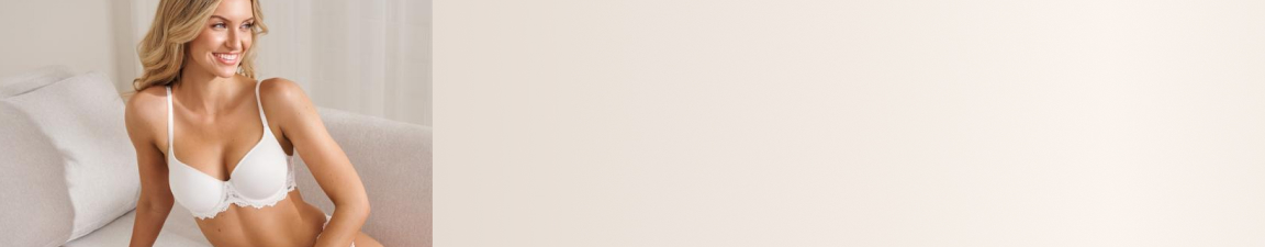 Modeal wearing a white contour bra