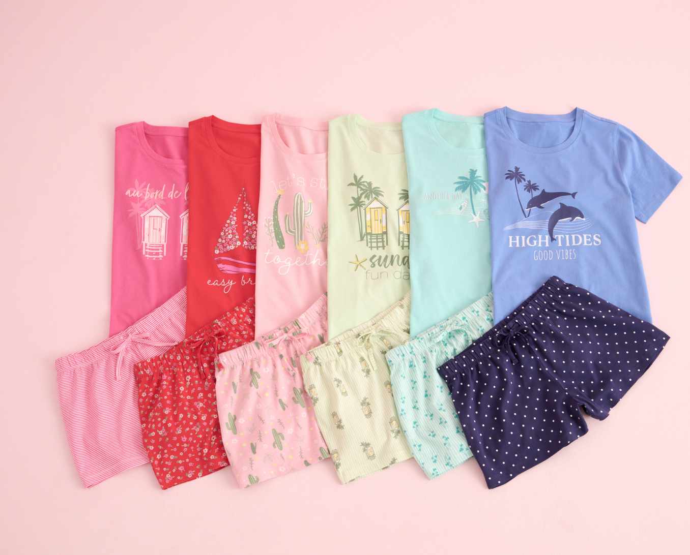 5 T-shirt and capri pants set