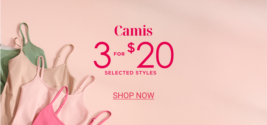 Summer Camis - 3 for $20