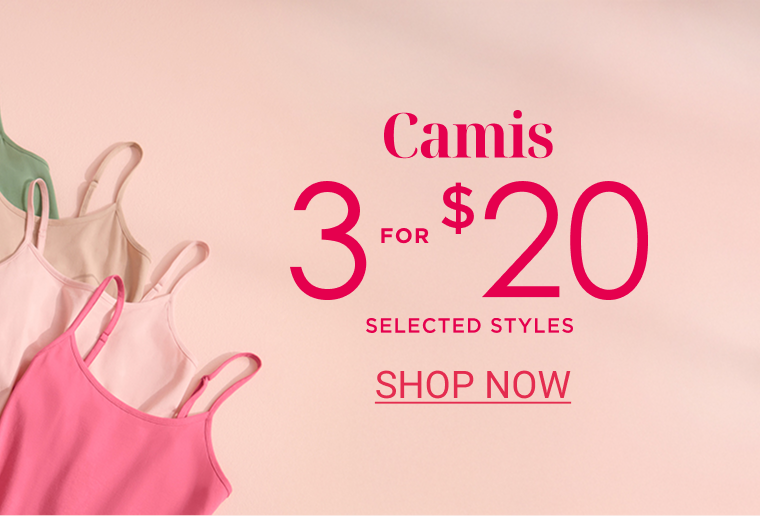 Summer Camis - 3 for $20