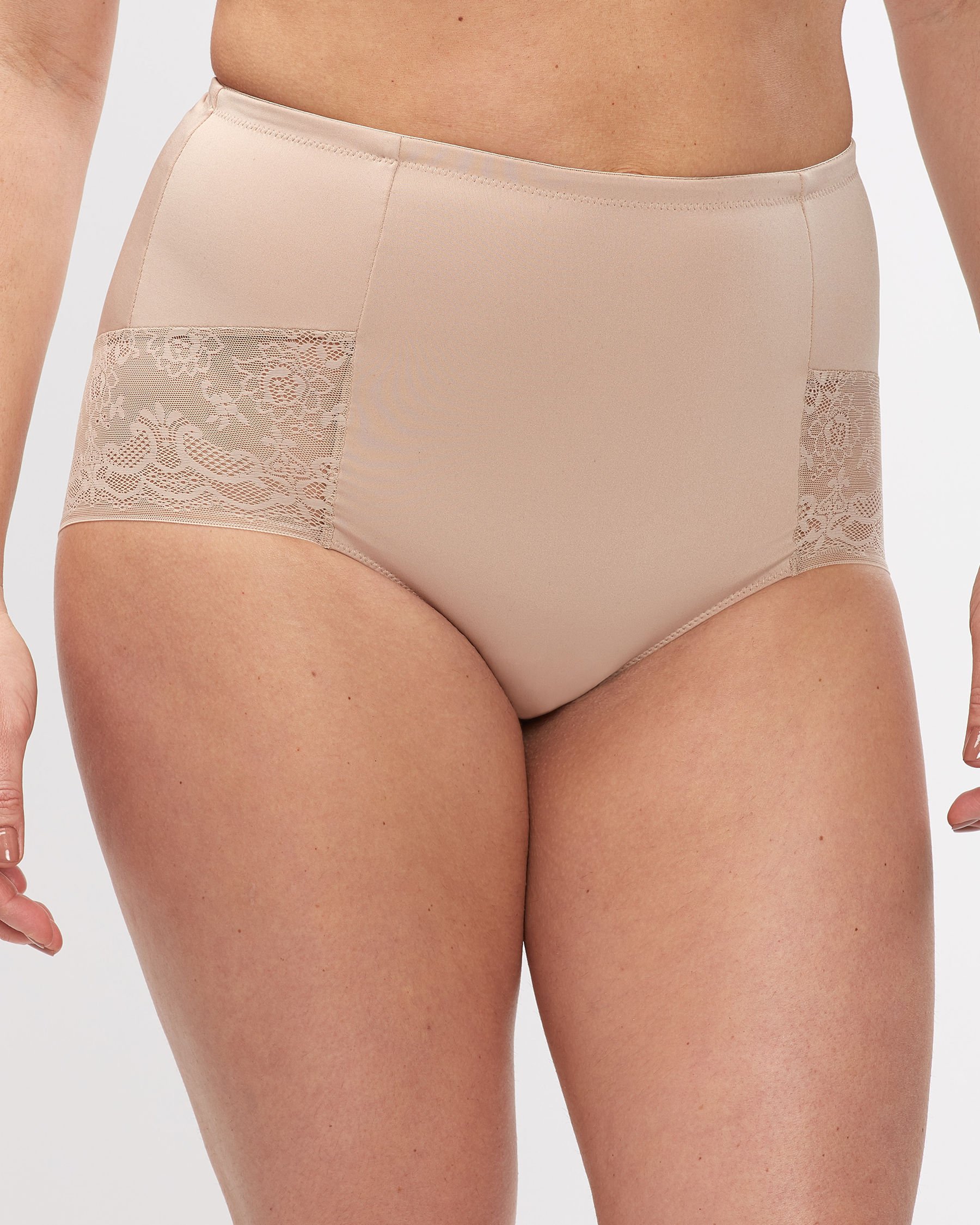 LA VIE EN ROSE High Waist Control Latte 897-126-3-00 - View3