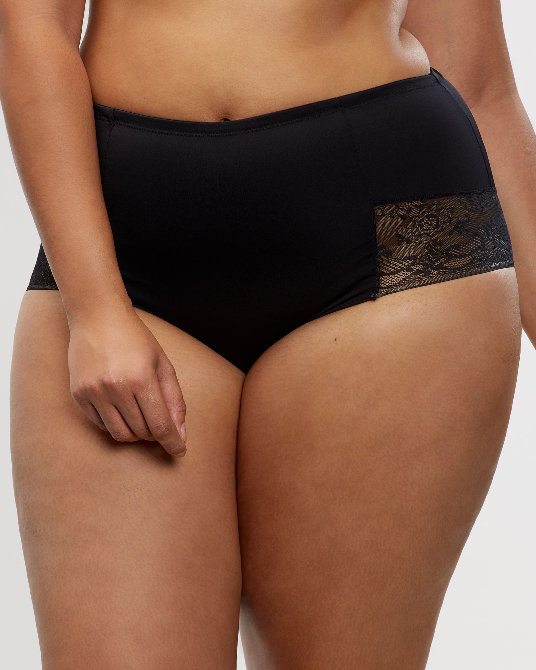 LA VIE EN ROSE High Waist Control Black 897-126-3-00 - View3