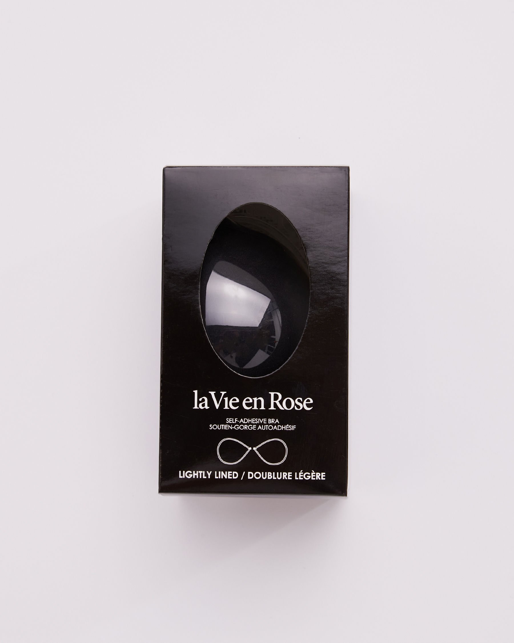 LA VIE EN ROSE Self-adhesive Bra Black F700 - View5