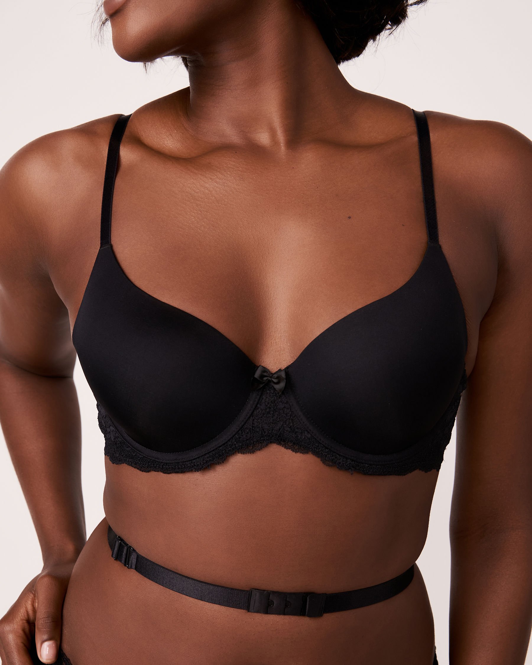 LA VIE EN ROSE Low Back Converter Black 4001-00 - View2