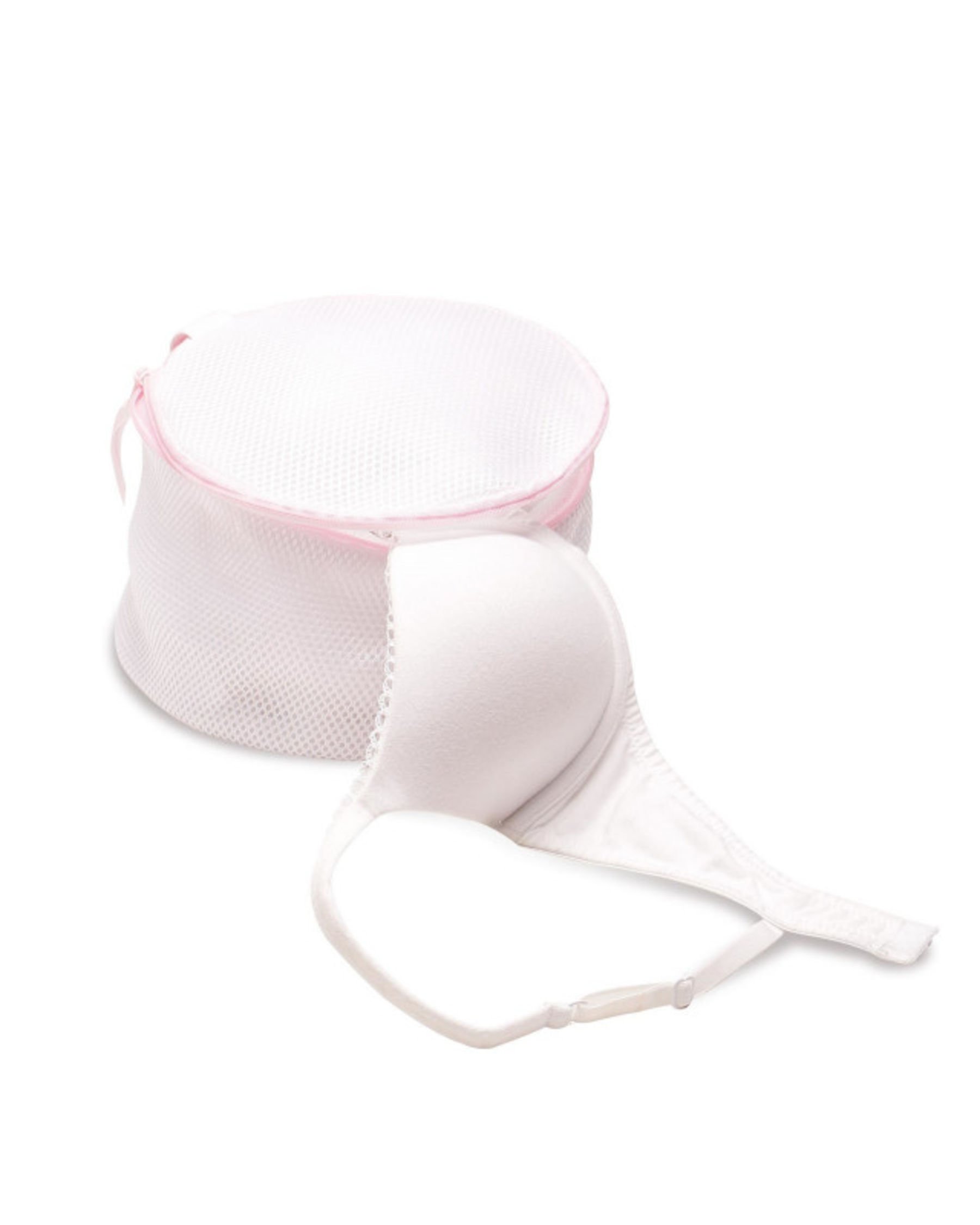 LA VIE EN ROSE Sac de lavage bonnet D+ Blanc 381-543-0-00 - Voir1