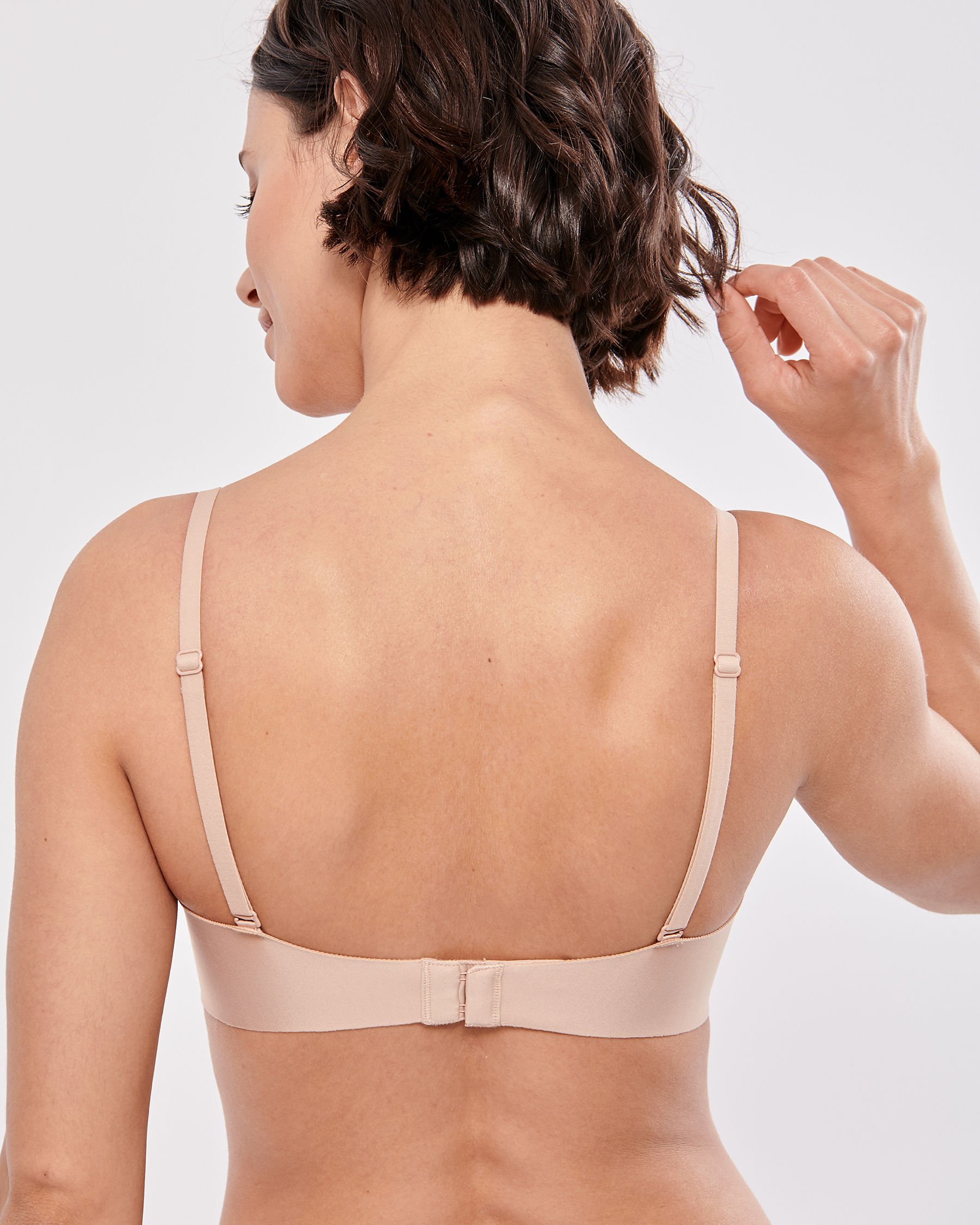 LA VIE EN ROSE Lightly Lined Spacer Foam Strapless Bra Latte 593-112-0-00 - View9