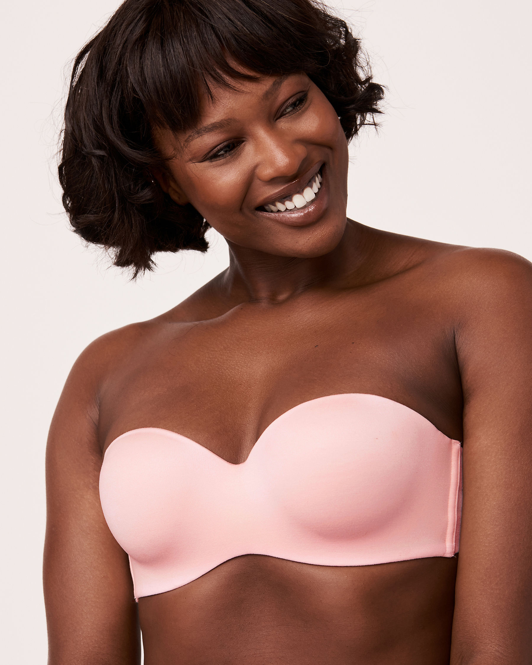 LA VIE EN ROSE Lightly Lined Memory Foam Strapless Bra Pink 618-112-0-00 - View1