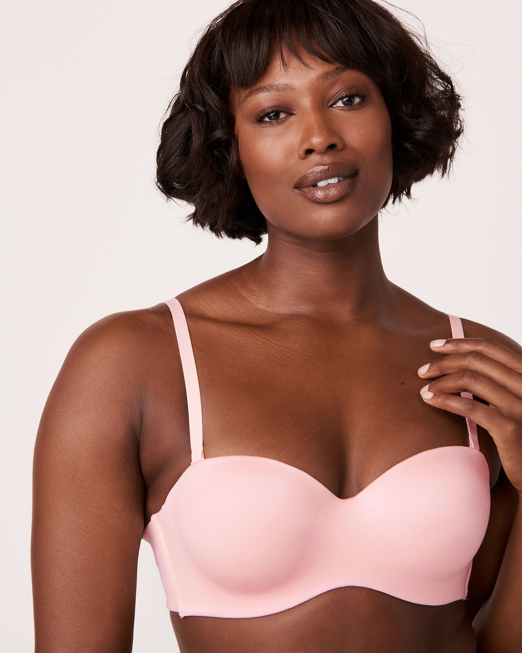 LA VIE EN ROSE Lightly Lined Memory Foam Strapless Bra Pink 618-112-0-00 - View2