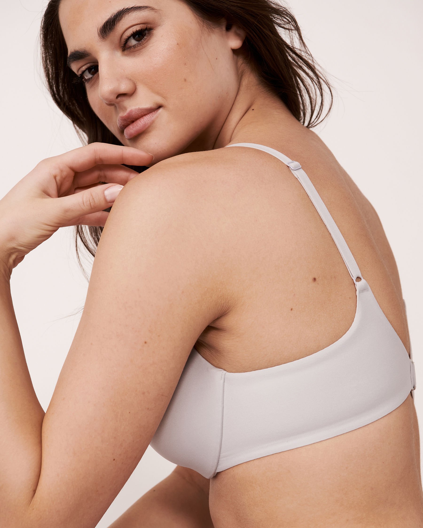 LA VIE EN ROSE Unlined Cushioned Wire Bra Grey 591-113-0-00 - View3