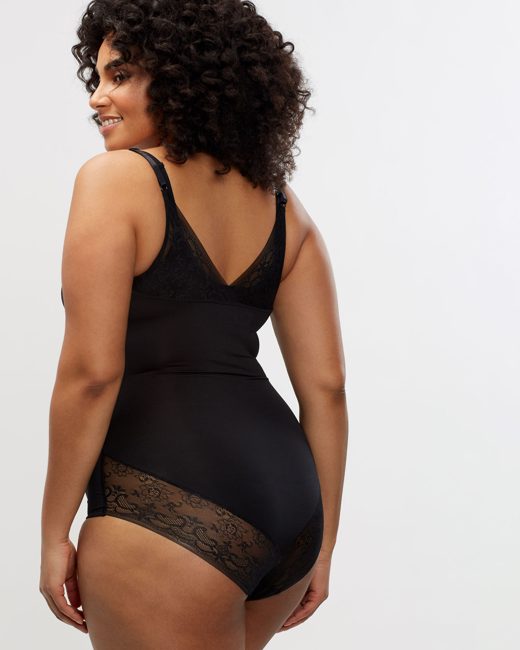 LA VIE EN ROSE Combiné une pièce amincissant Noir 897-126-2-00 - Voir2