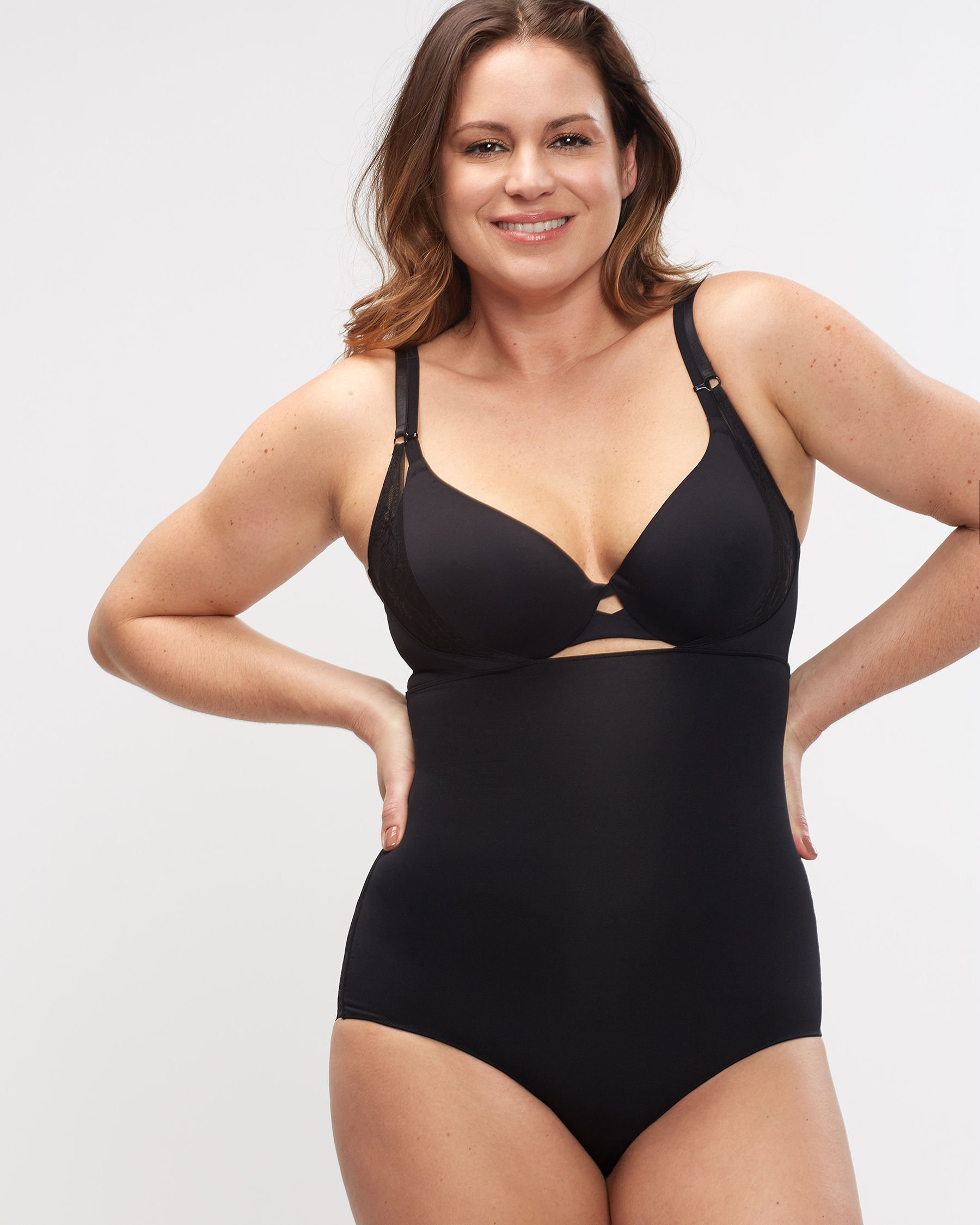 LA VIE EN ROSE Combiné une pièce amincissant Noir 897-126-2-00 - Voir3