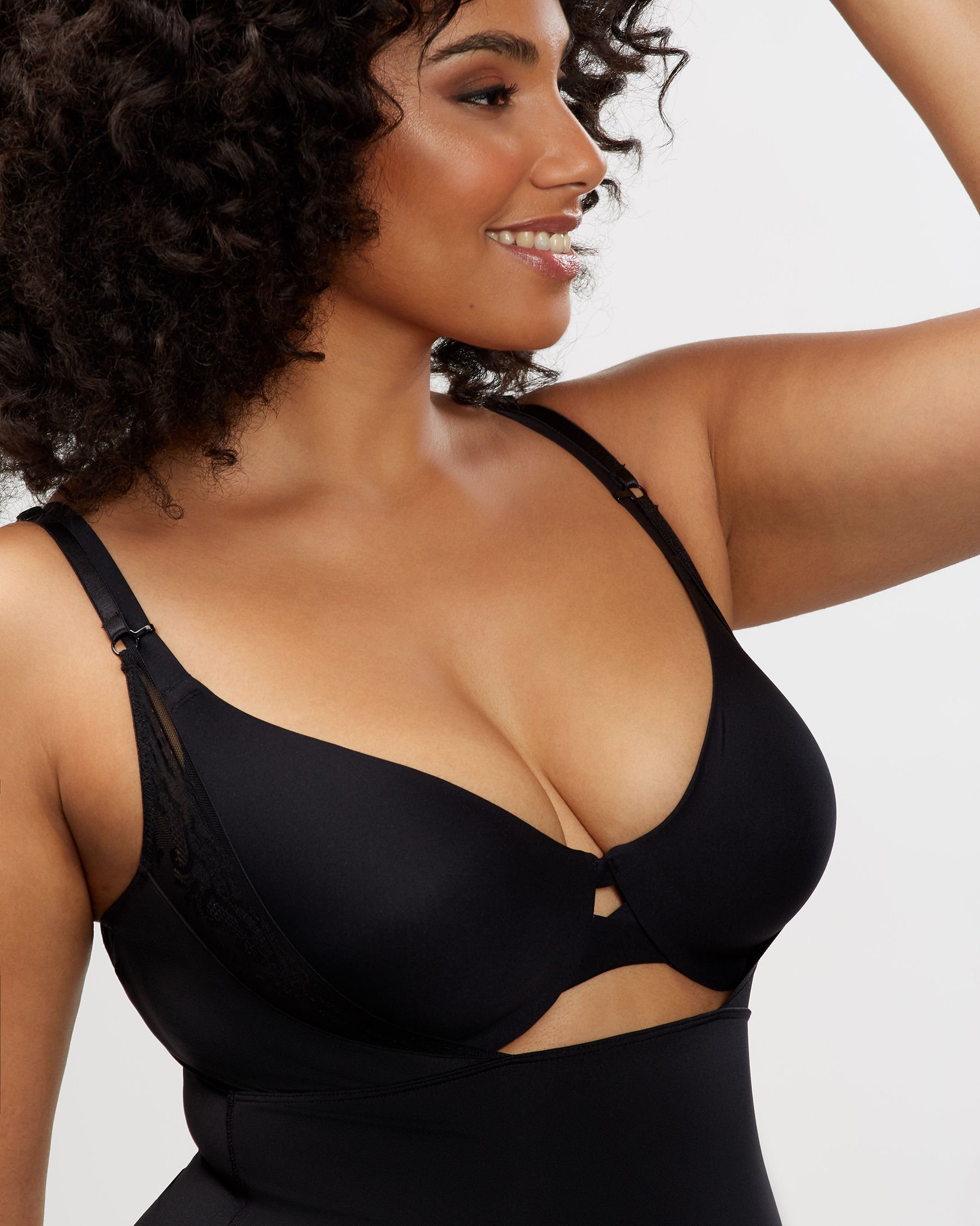 LA VIE EN ROSE Combiné une pièce amincissant Noir 897-126-2-00 - Voir6