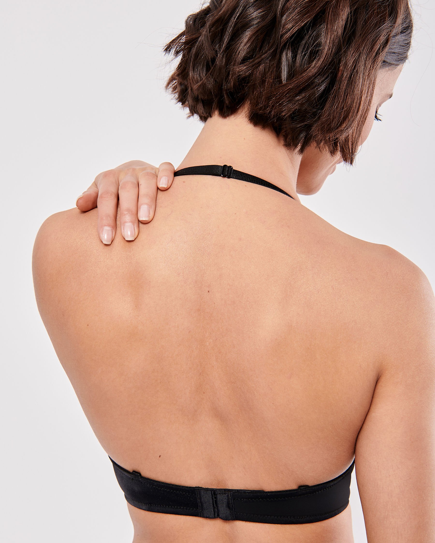 LA VIE EN ROSE Push-up U-plunge Wireless Demi Bra Black 355-115-0-00 - View6