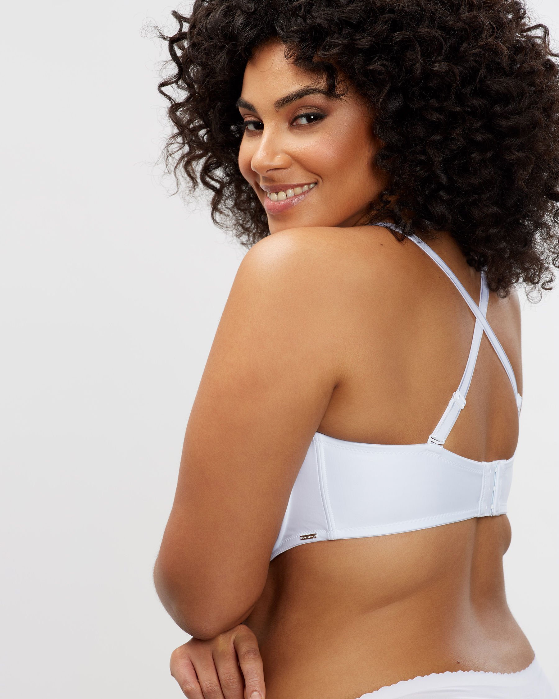 LA VIE EN ROSE Push-up Strapless Demi Bra White 2040159 - View3