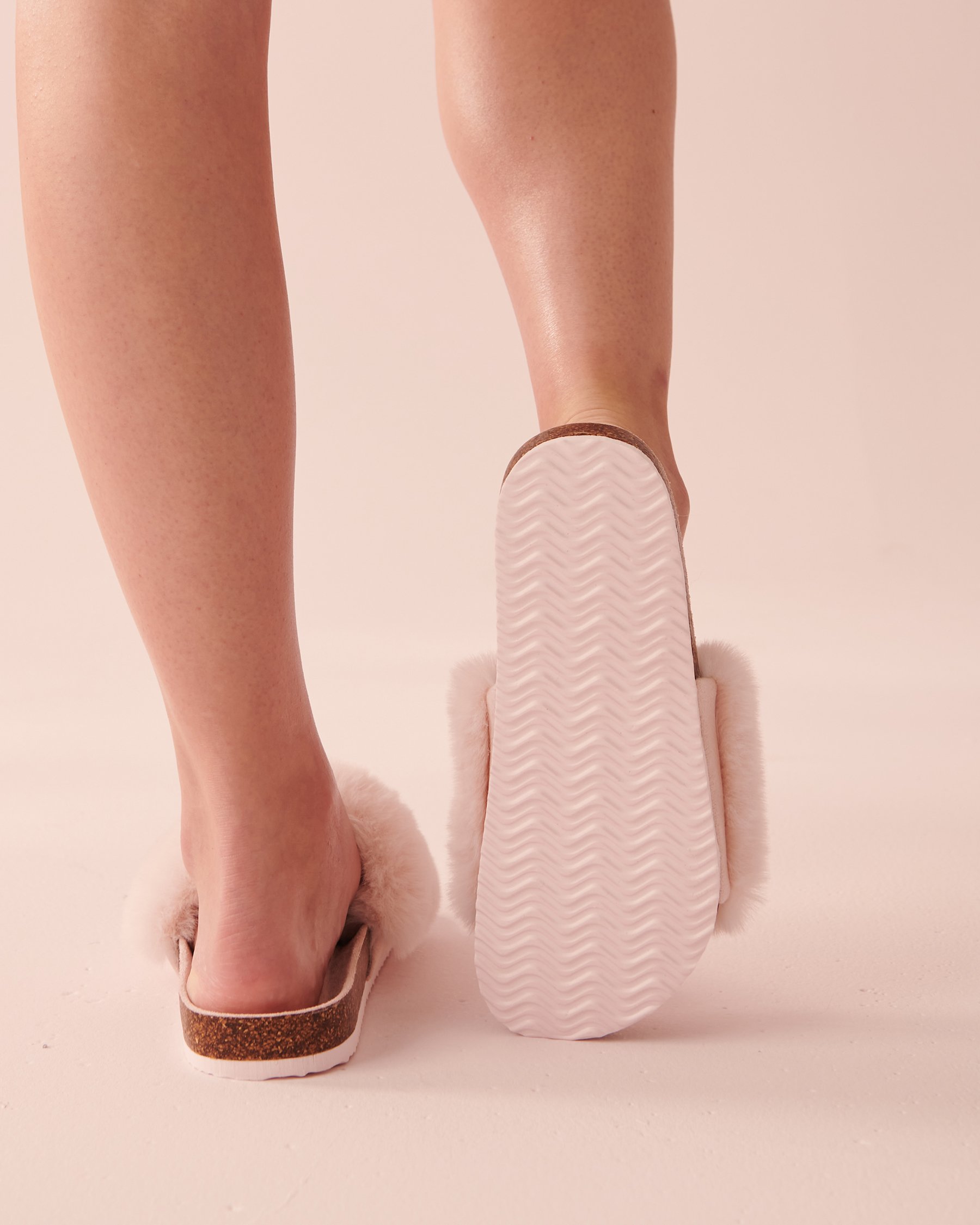 LA VIE EN ROSE Open Slide Slippers Sepia rose 40700268 - View2