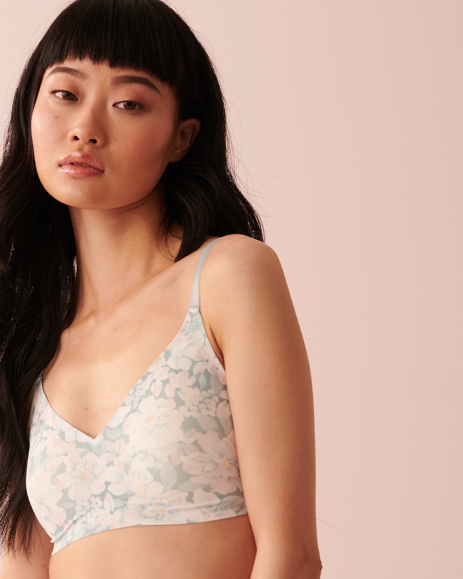 LA VIE EN ROSE Push-up Lounge Bralette Flourishing garden 10300115 - View1