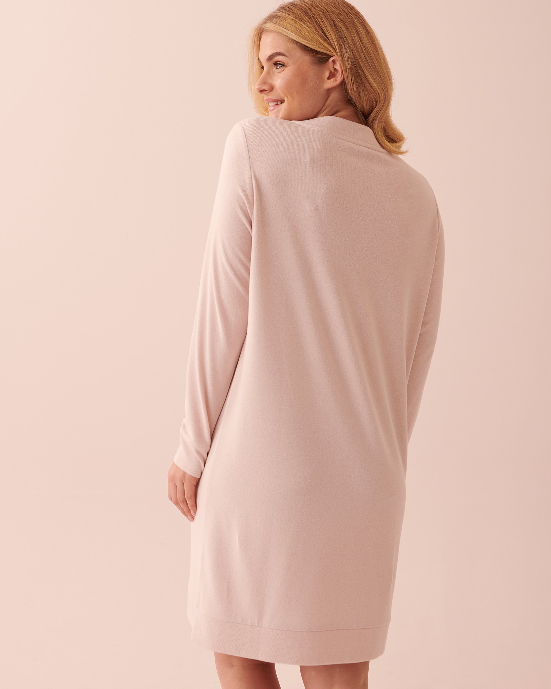 LA VIE EN ROSE Recycled Fibers Long Button-down Cardigan Sepia rose mix 40600133 - View6