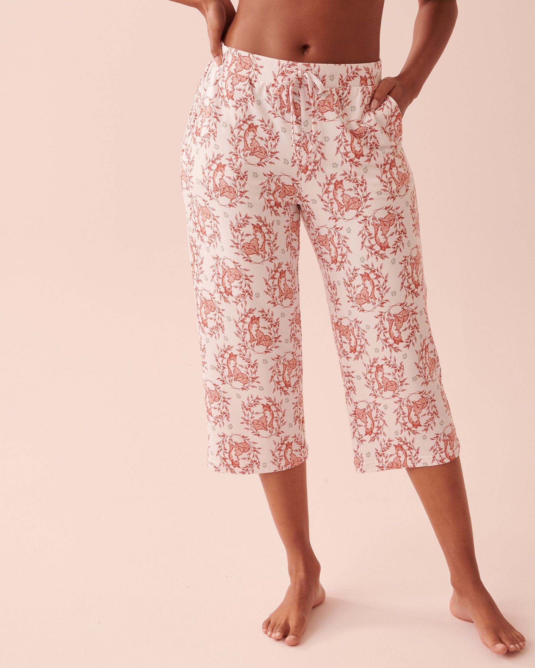 LA VIE EN ROSE Capri ultra doux Jolis renards 40200454 - View1