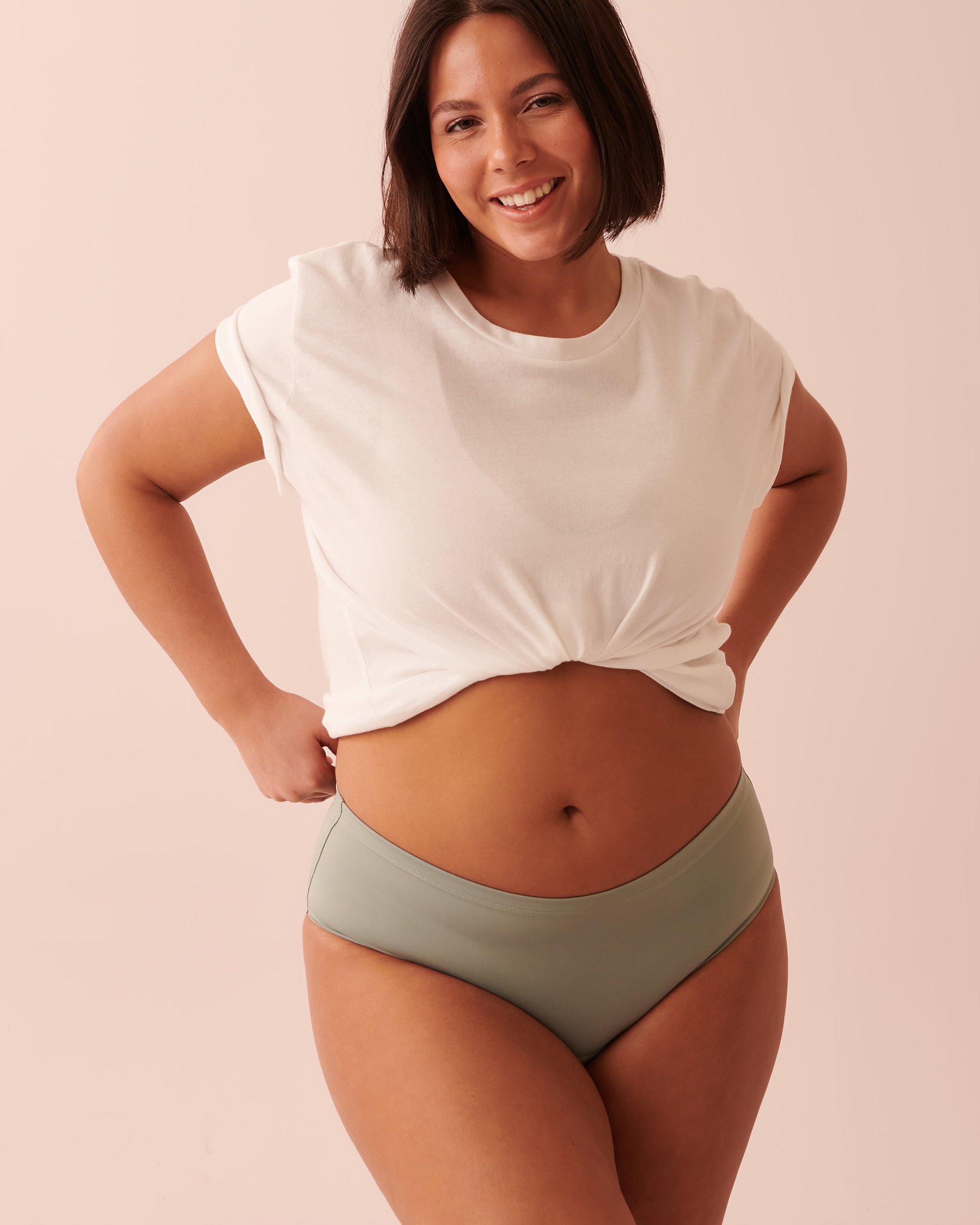 Culotte menstruelle coupe aux hanches absorption super Sauge 20300245 - Voir5