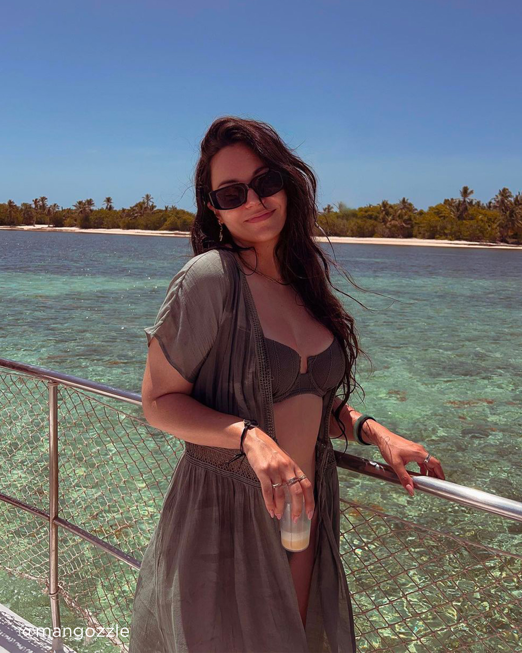 LA VIE EN ROSE AQUA Haut de bikini balconnet TEXTURED Vert agave 70100509 - Voir11