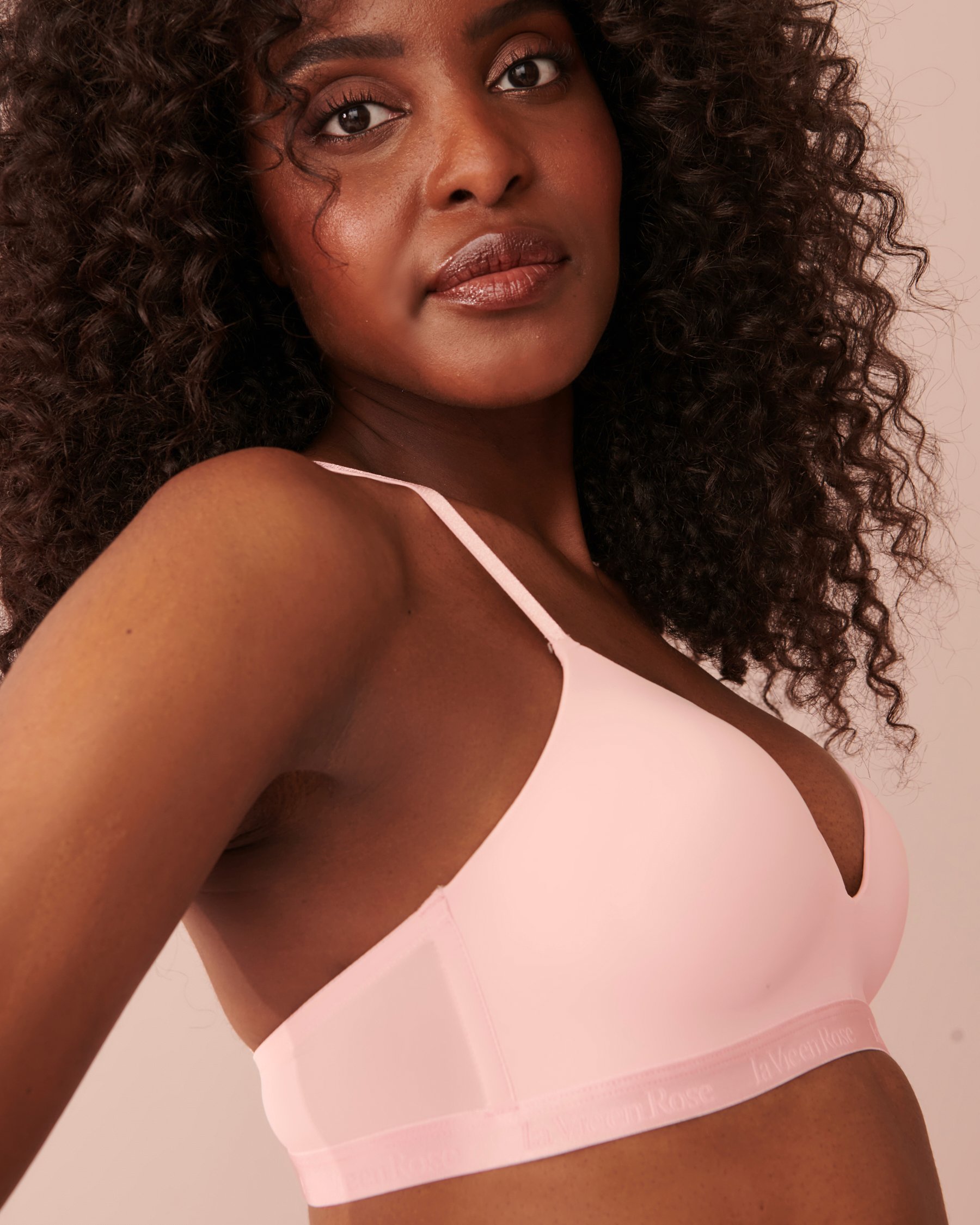 LA VIE EN ROSE Lightly Lined Wireless Bra Dawn pink 10200309 - View3