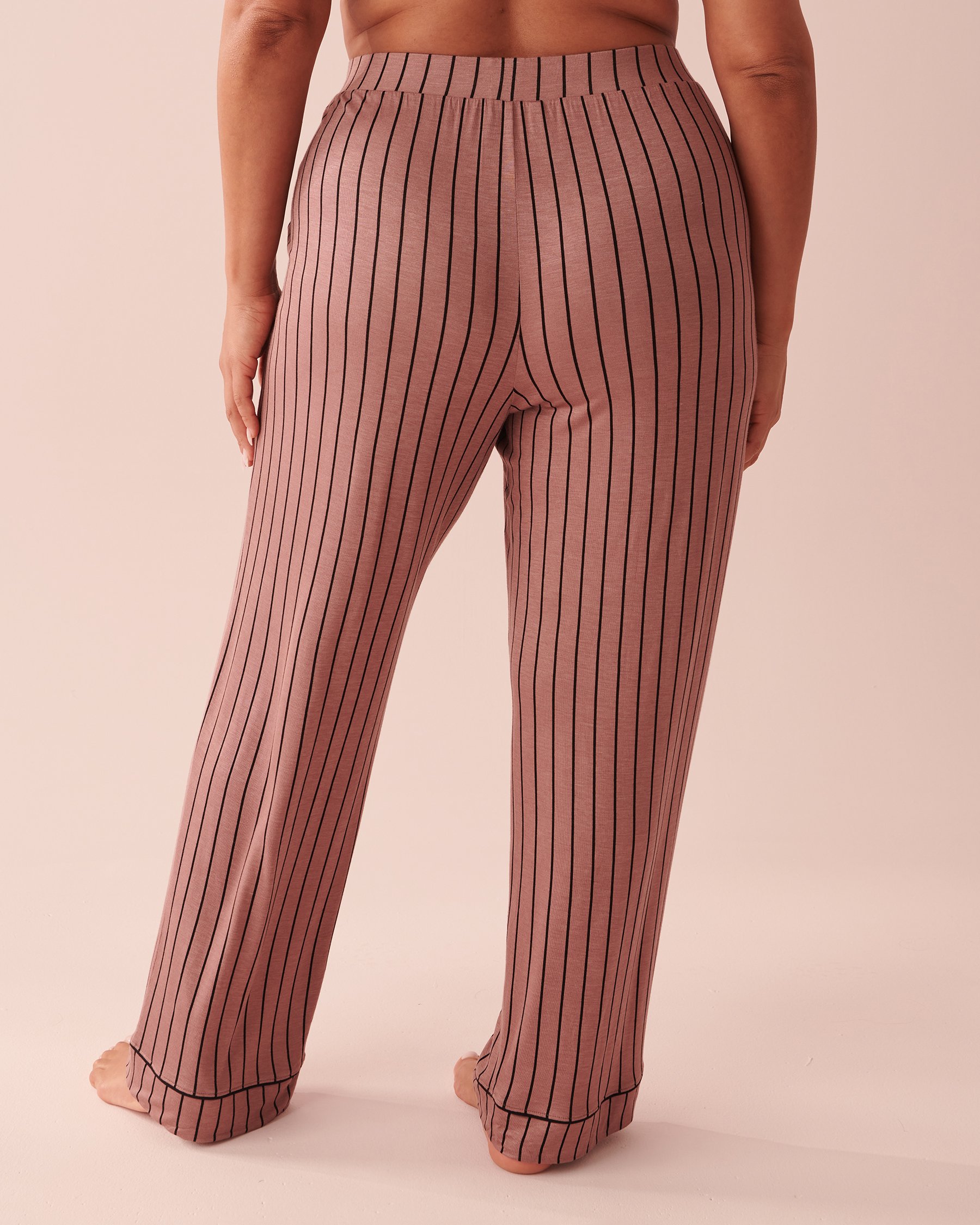 LA VIE EN ROSE Soft Jersey Pajama Pants Chic stripes 40200483 - View2