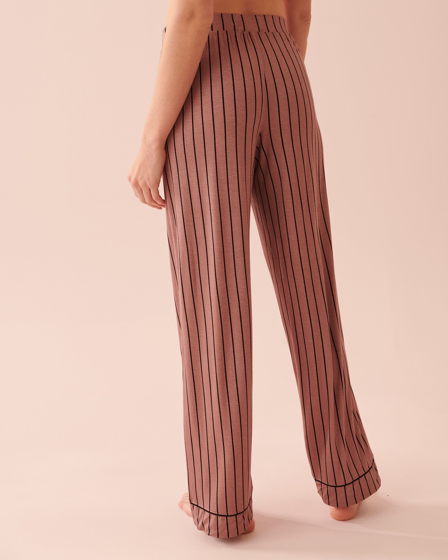 LA VIE EN ROSE Soft Jersey Pajama Pants Chic stripes 40200483 - View4