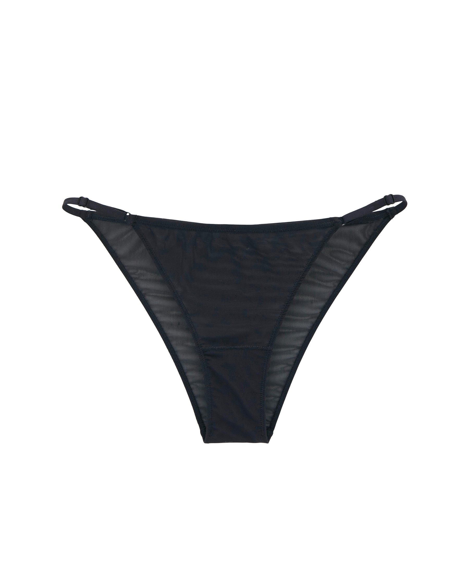 LA VIE EN ROSE Adjustable Mesh Bikini Panty Black 20200353 - View6