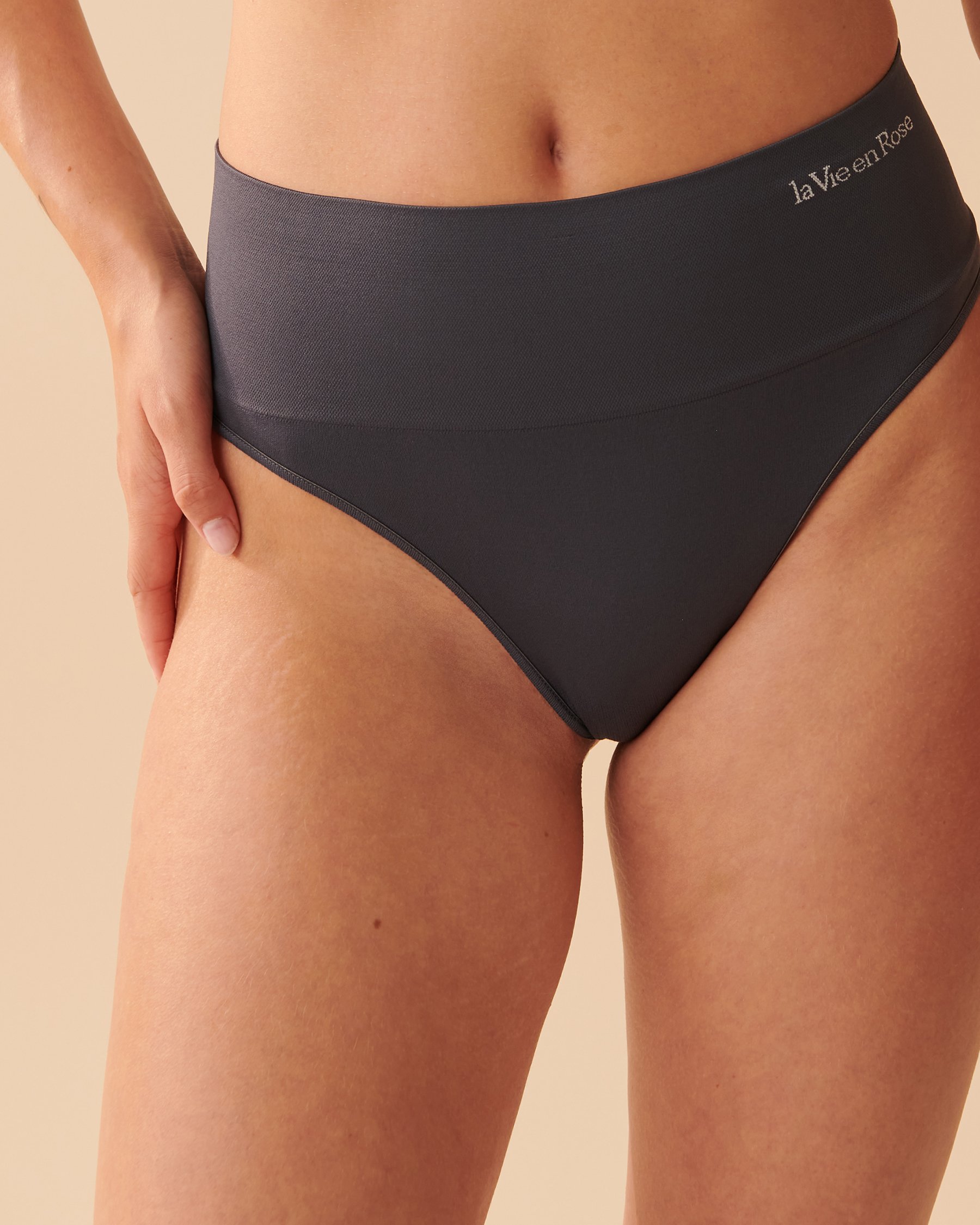 LA VIE EN ROSE Seamless High Waist Thong Panty Ombre blue 20200393 - View1