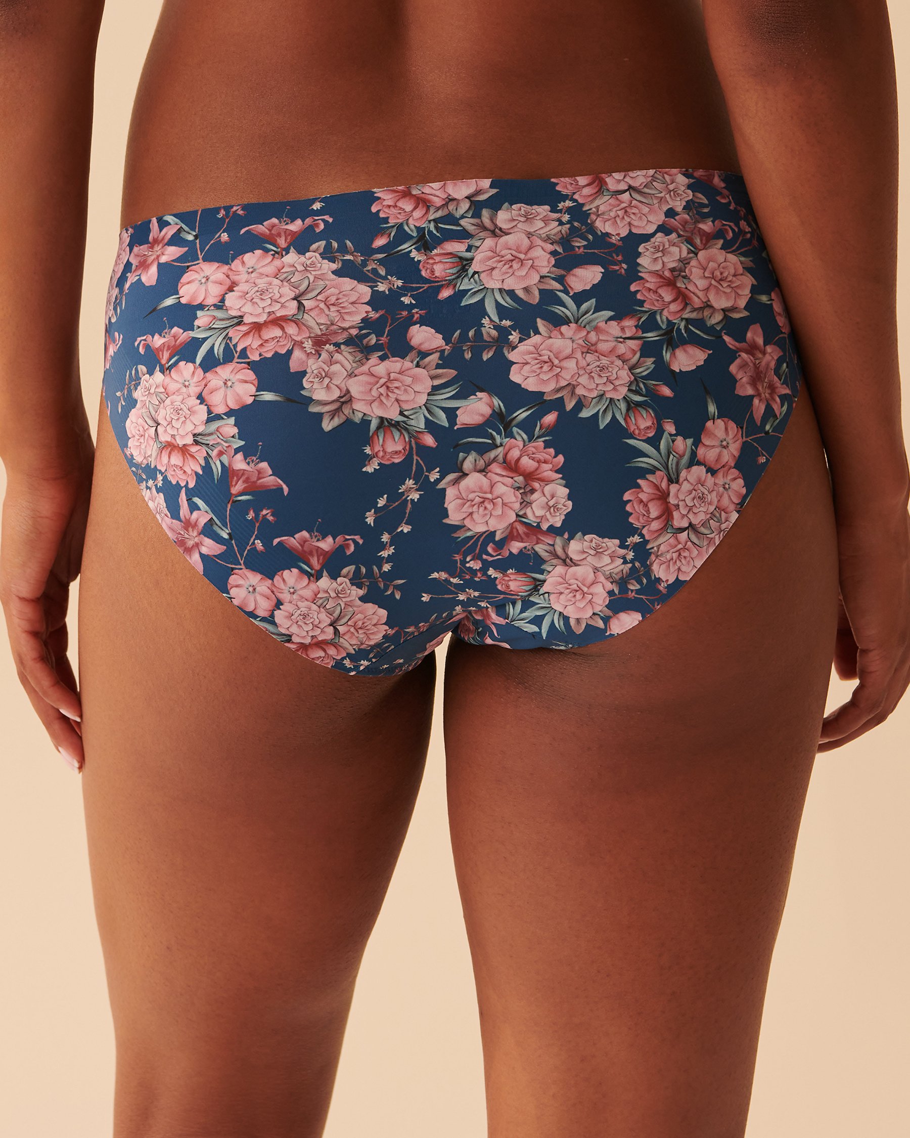 LA VIE EN ROSE Microfiber Sleek Back Bikini Panty Autumn floral breeze 20300252 - View2
