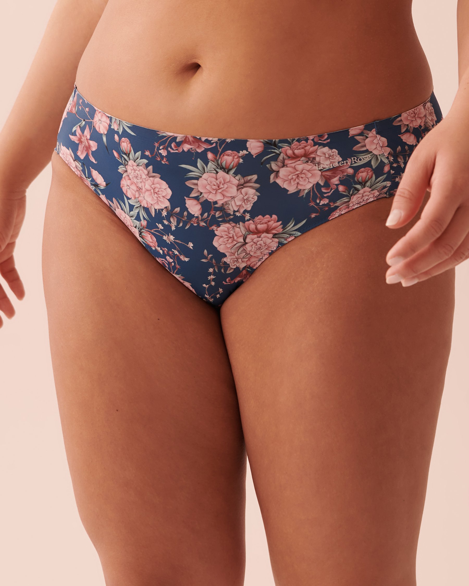 LA VIE EN ROSE Microfiber Sleek Back Bikini Panty Autumn floral breeze 20300252 - View4