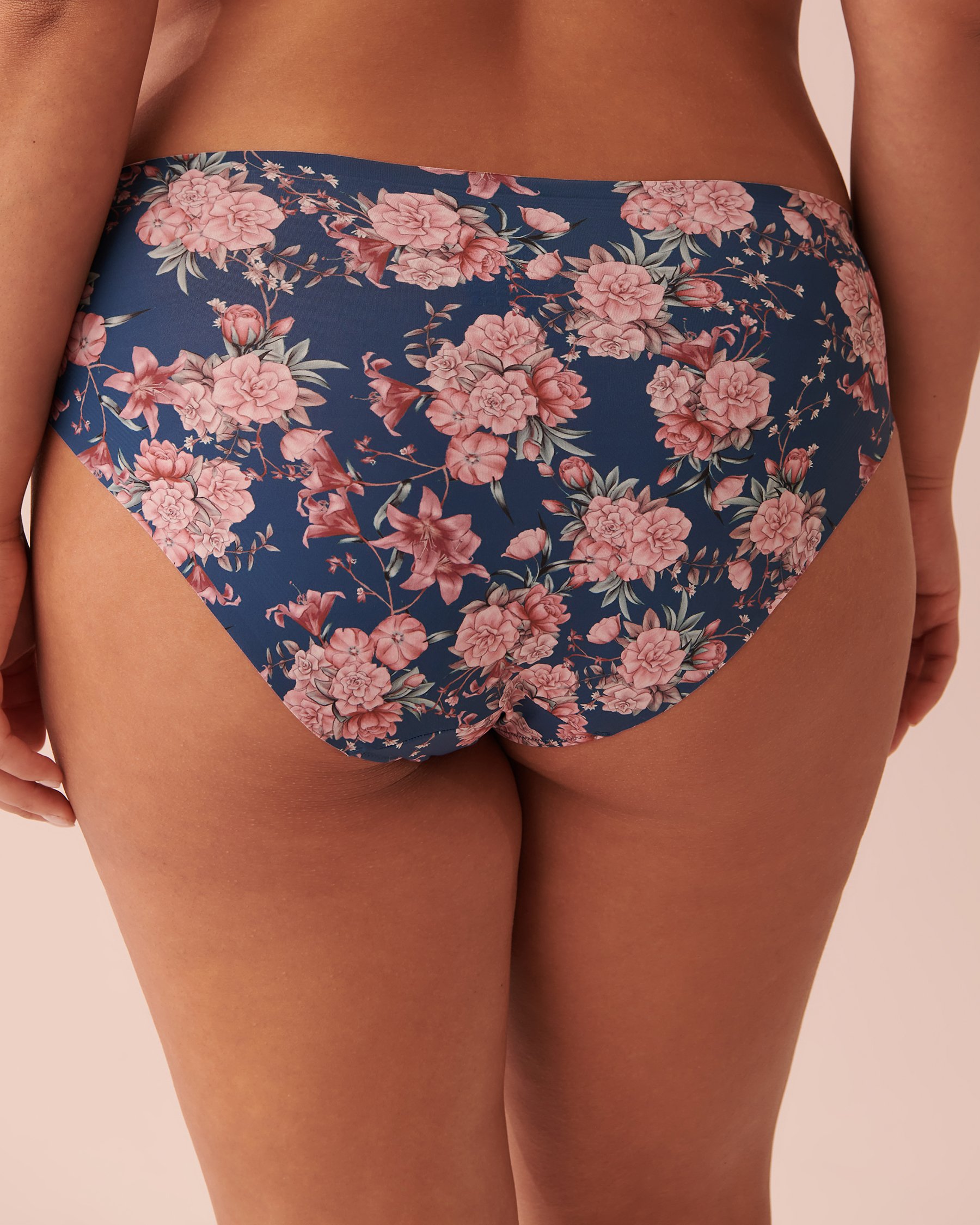 LA VIE EN ROSE Microfiber Sleek Back Bikini Panty Autumn floral breeze 20300252 - View5
