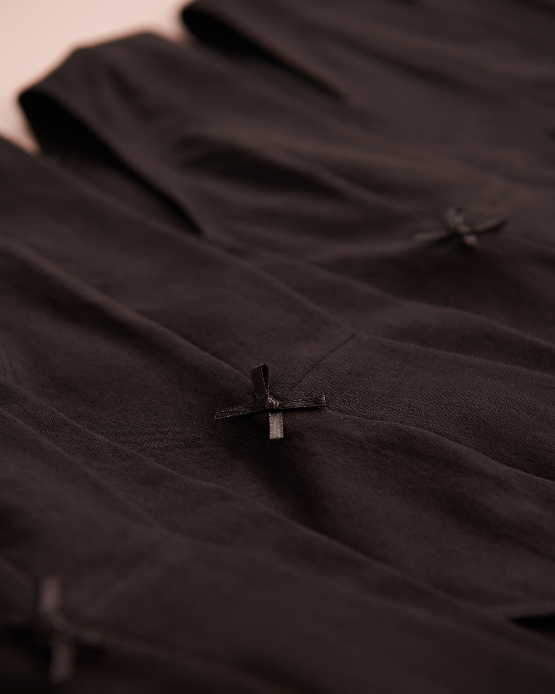 LA VIE EN ROSE Lot de 6 culottes bikini en coton Noir 20100367 - View4