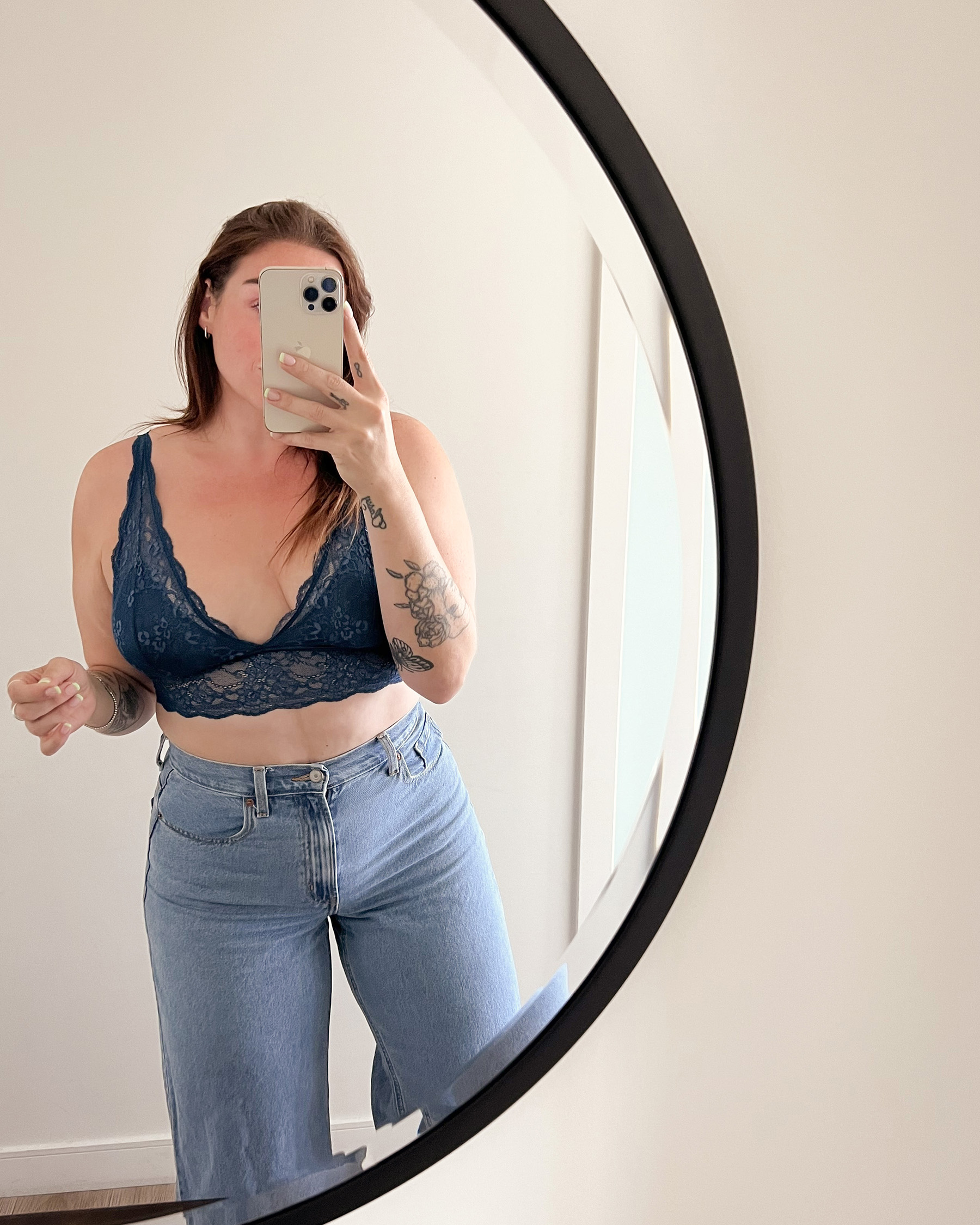 LA VIE EN ROSE Lace 2-piece Set Twilight blue 60400028 - View6