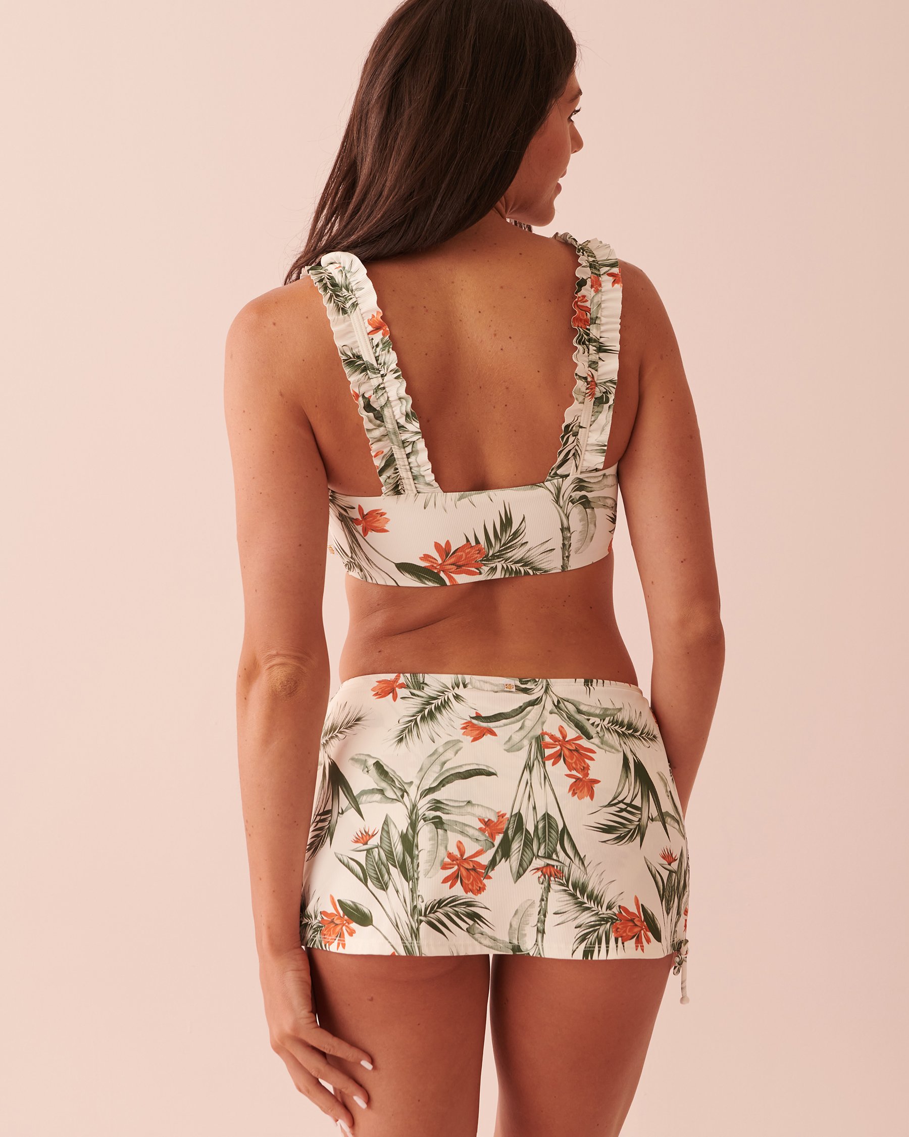 LA VIE EN ROSE AQUA Haut de bikini bandeau SAMPIERI Fleurs sauvages 70100530 - Voir2
