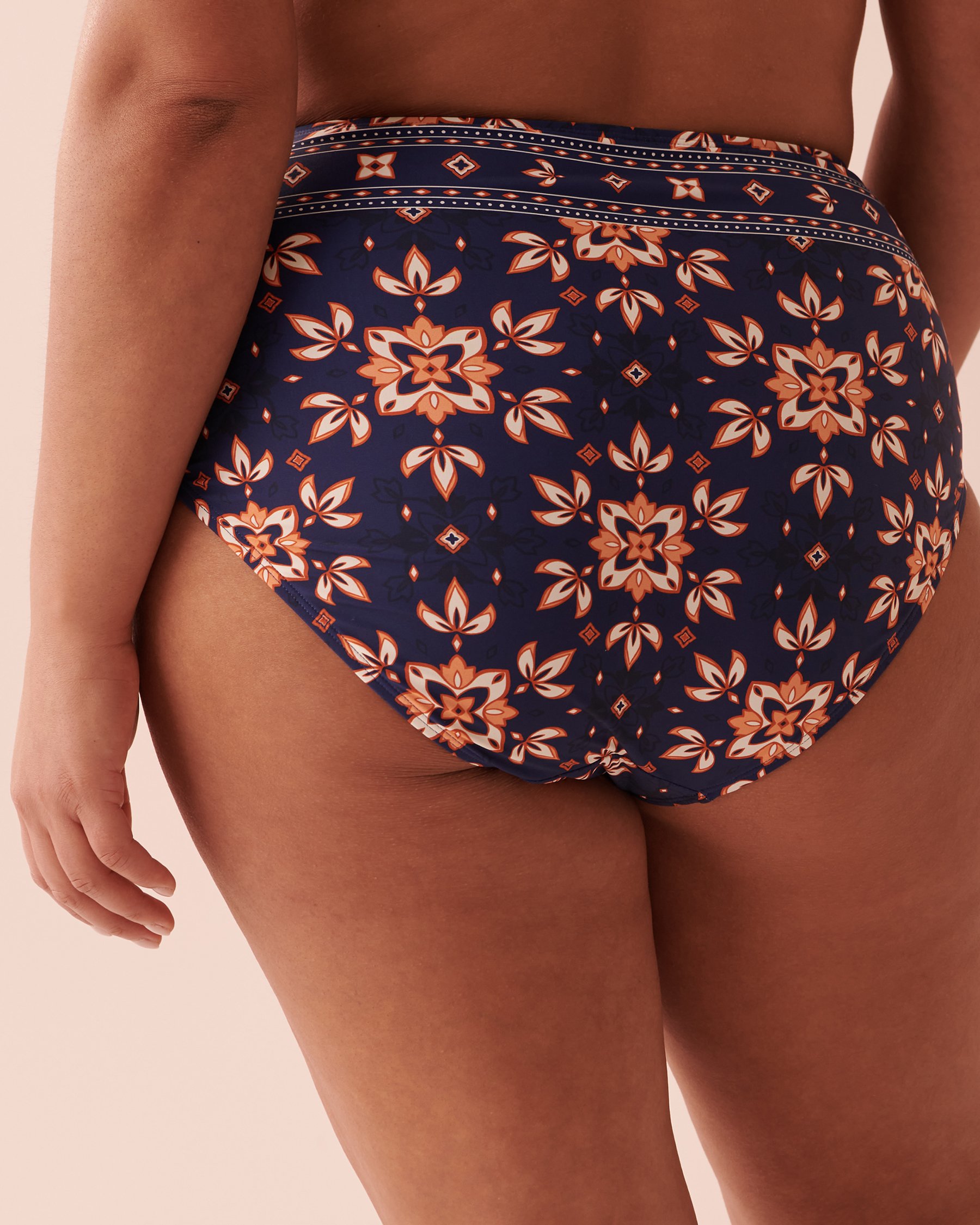 LA VIE EN ROSE AQUA Bas de bikini taille haute MAYA BAY Havre bohème 70300493 - Voir5