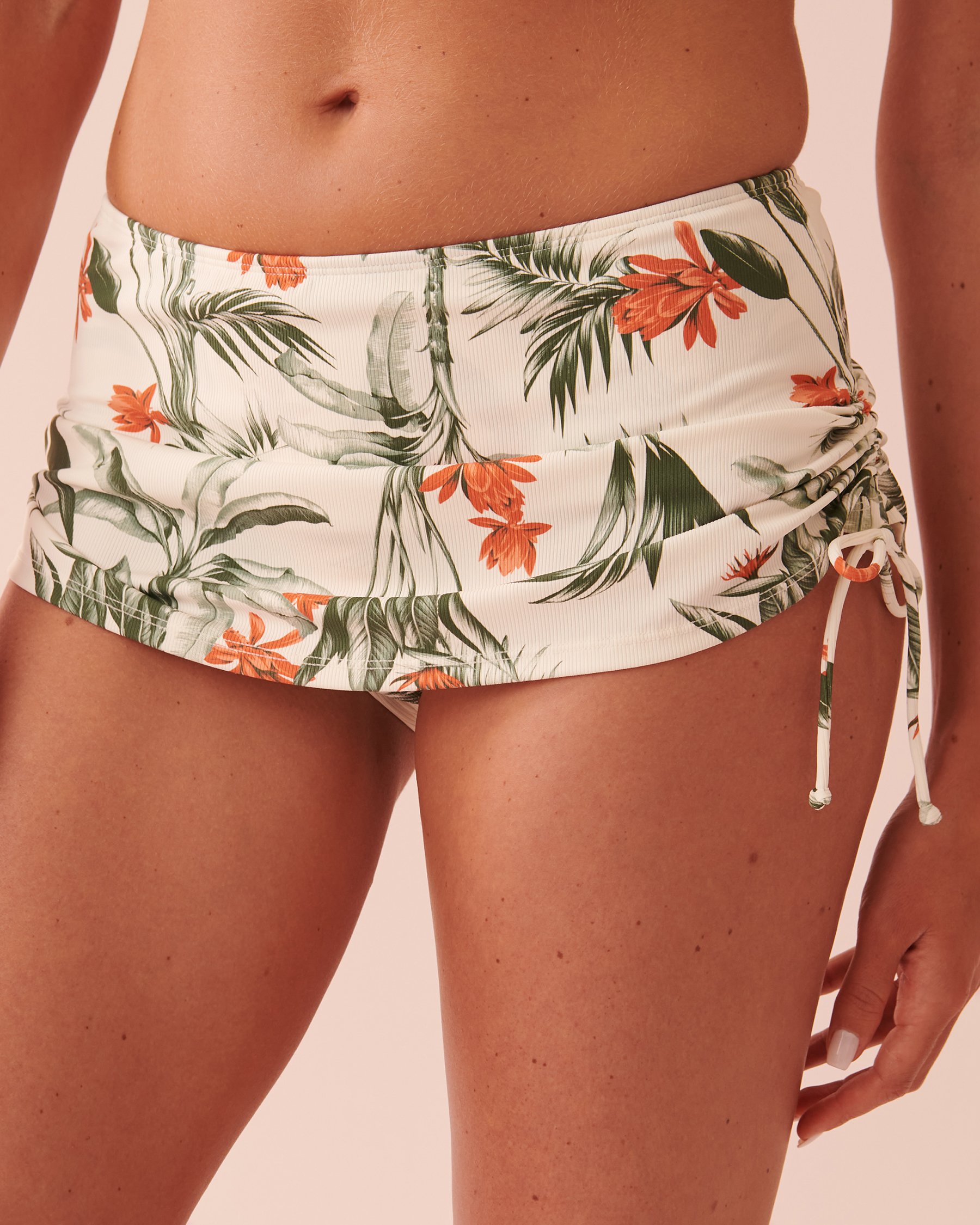 LA VIE EN ROSE AQUA Bas de bikini jupe SAMPIERI Fleurs sauvages 70300494 - Voir4