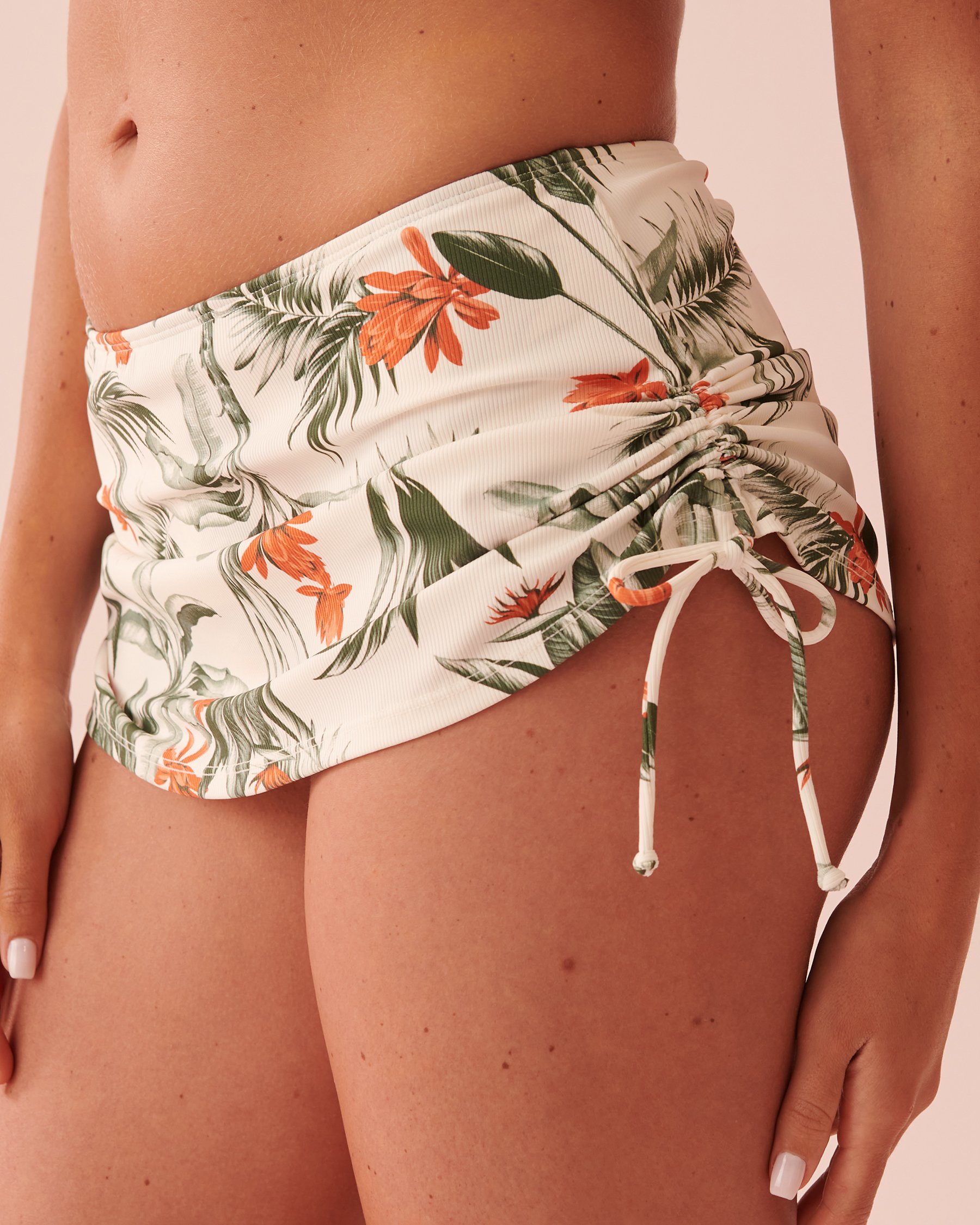 LA VIE EN ROSE AQUA Bas de bikini jupe SAMPIERI Fleurs sauvages 70300494 - Voir5