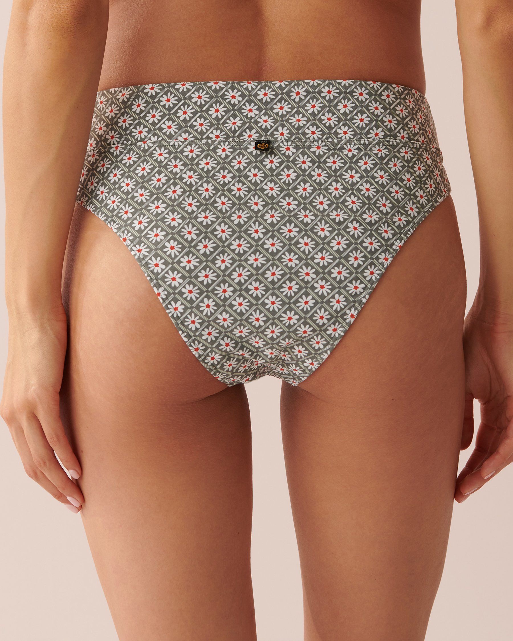 LA VIE EN ROSE AQUA LOS CABOS High Leg Bikini Bottom Summer daisies 70300488 - View2