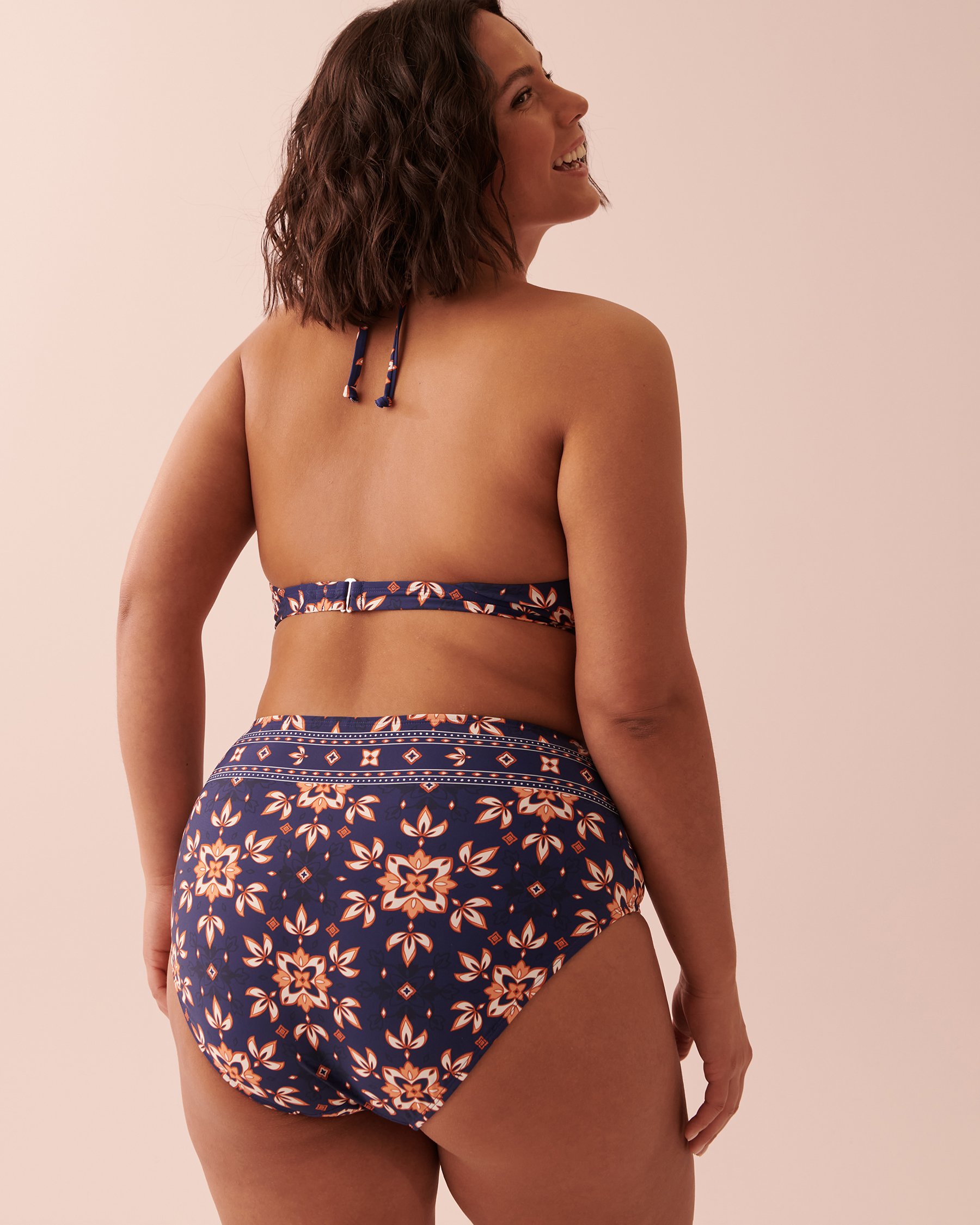 LA VIE EN ROSE AQUA MAYA BAY High Neck Bikini Top Boho haven 70100528 - View4