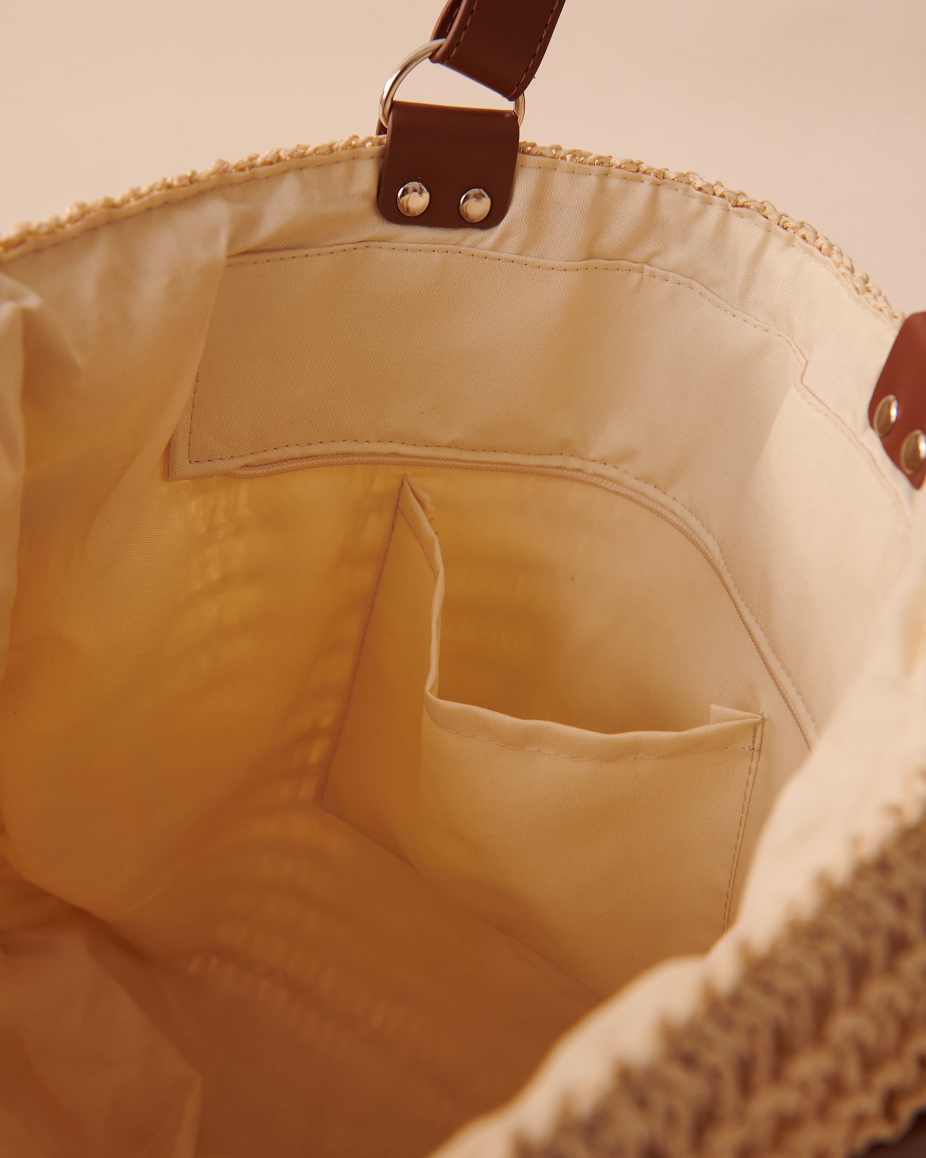 LA VIE EN ROSE AQUA Sac en paille Paille 80500086 - View3