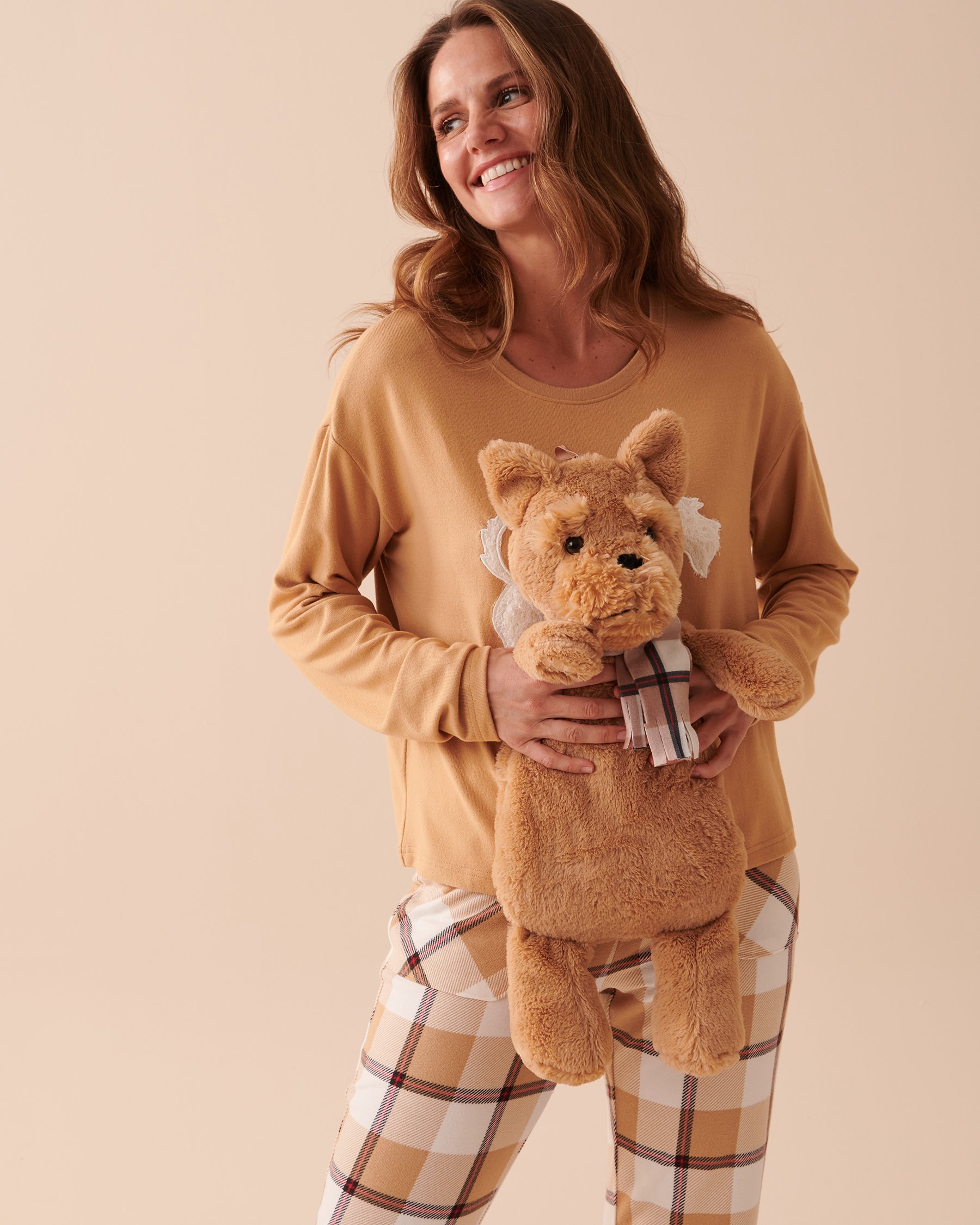 LA VIE EN ROSE Bouillotte chien scottie Caramel salé 40700290 - Voir3