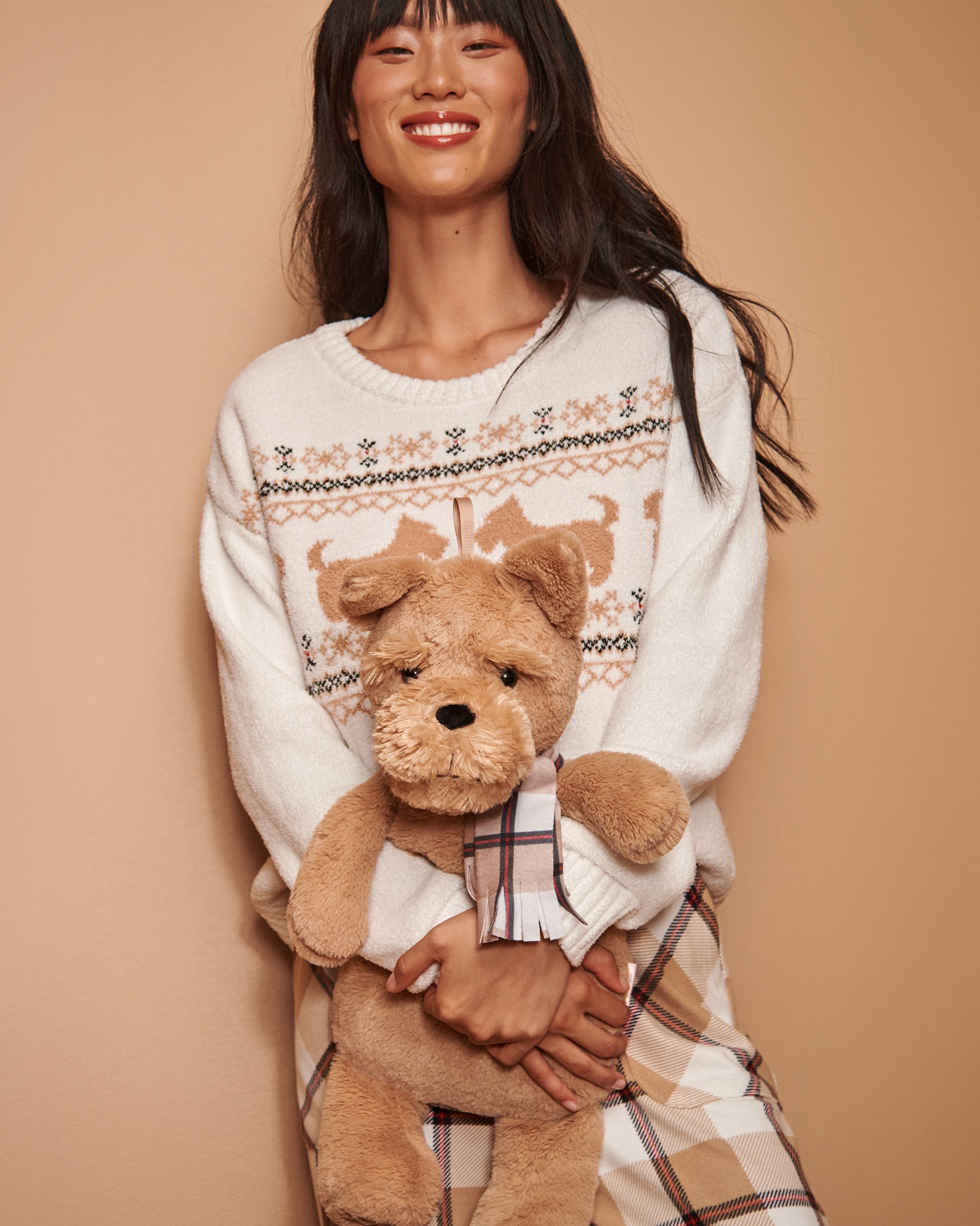 LA VIE EN ROSE Bouillotte chien scottie Caramel salé 40700290 - Voir1